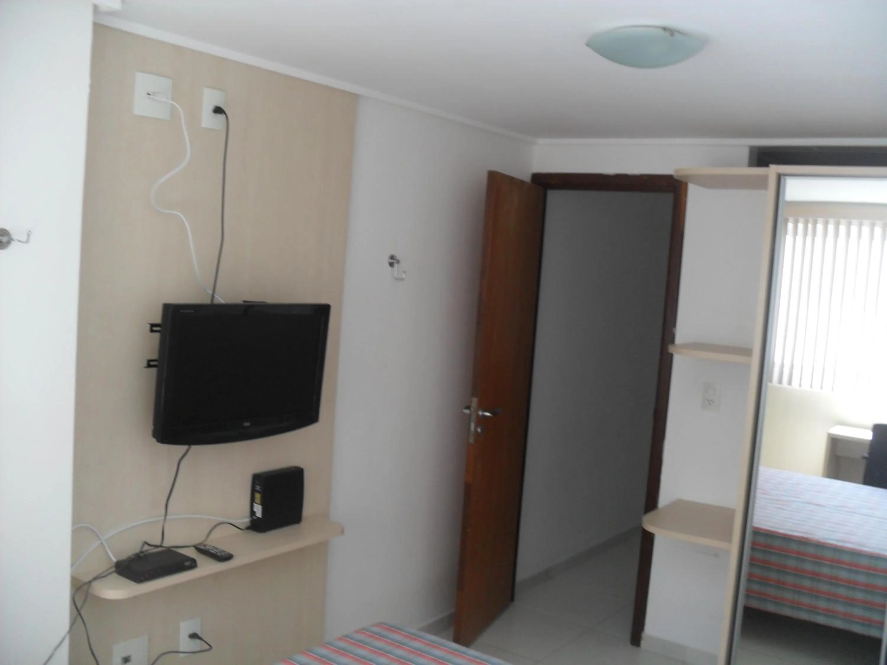 TV and multimedia, Bed in Manaíra Palace Residence