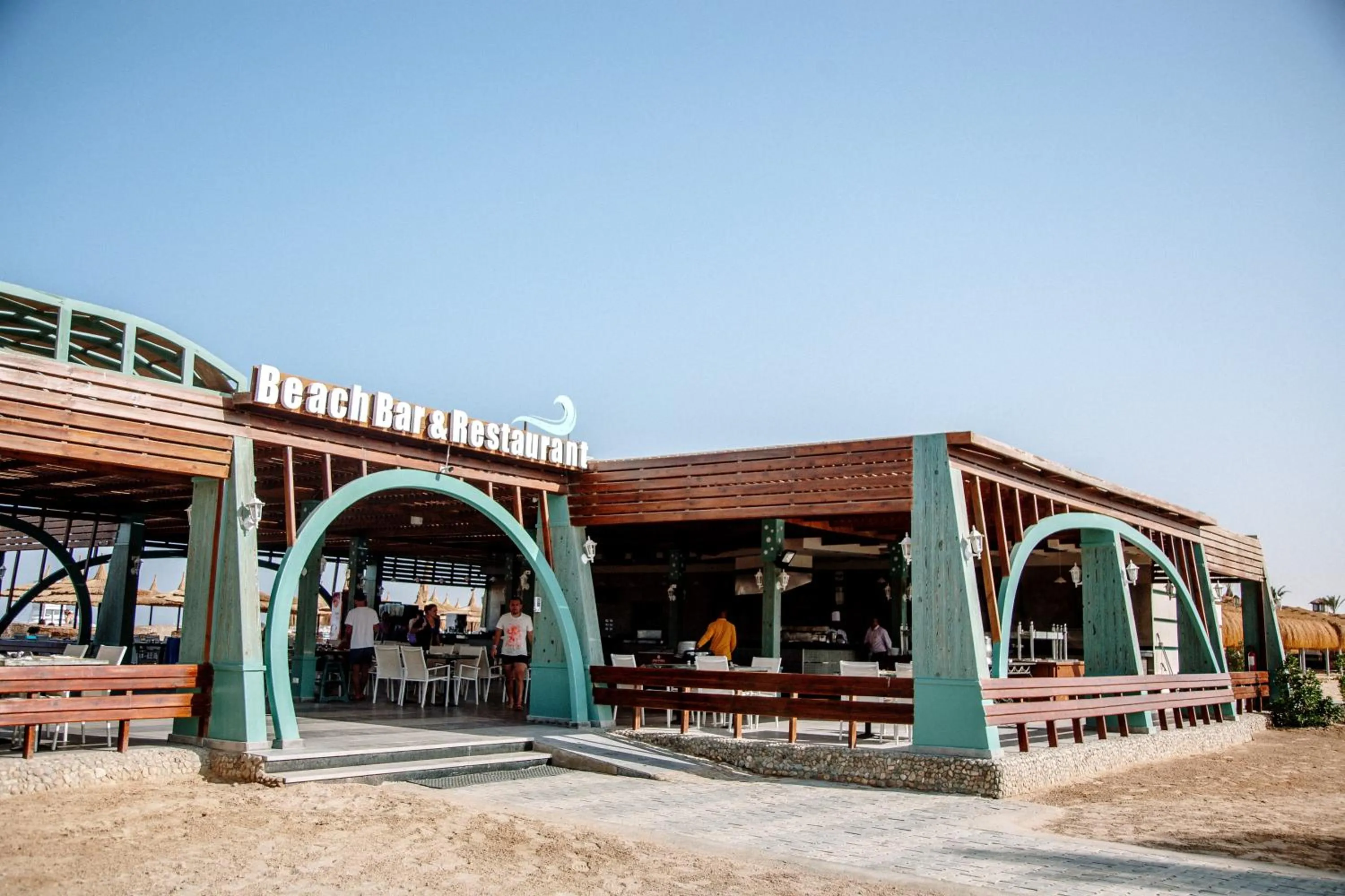 Property building in Aladdin Beach Resort