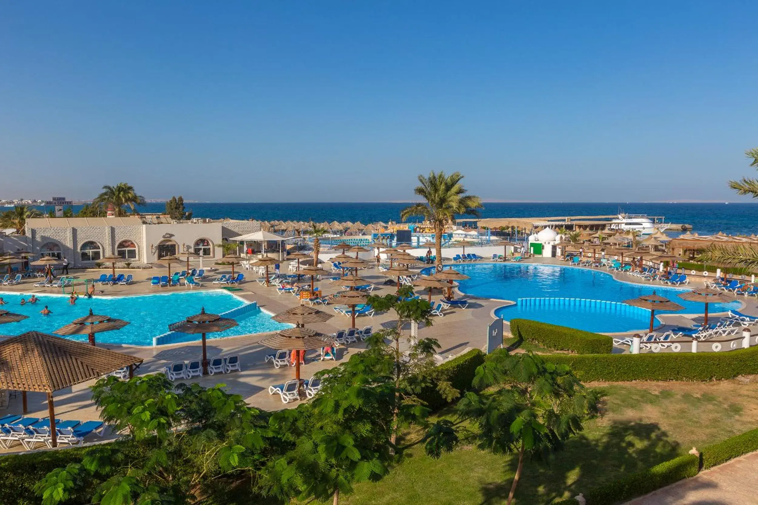 Pool View in ALADDIN BEACH RESORT