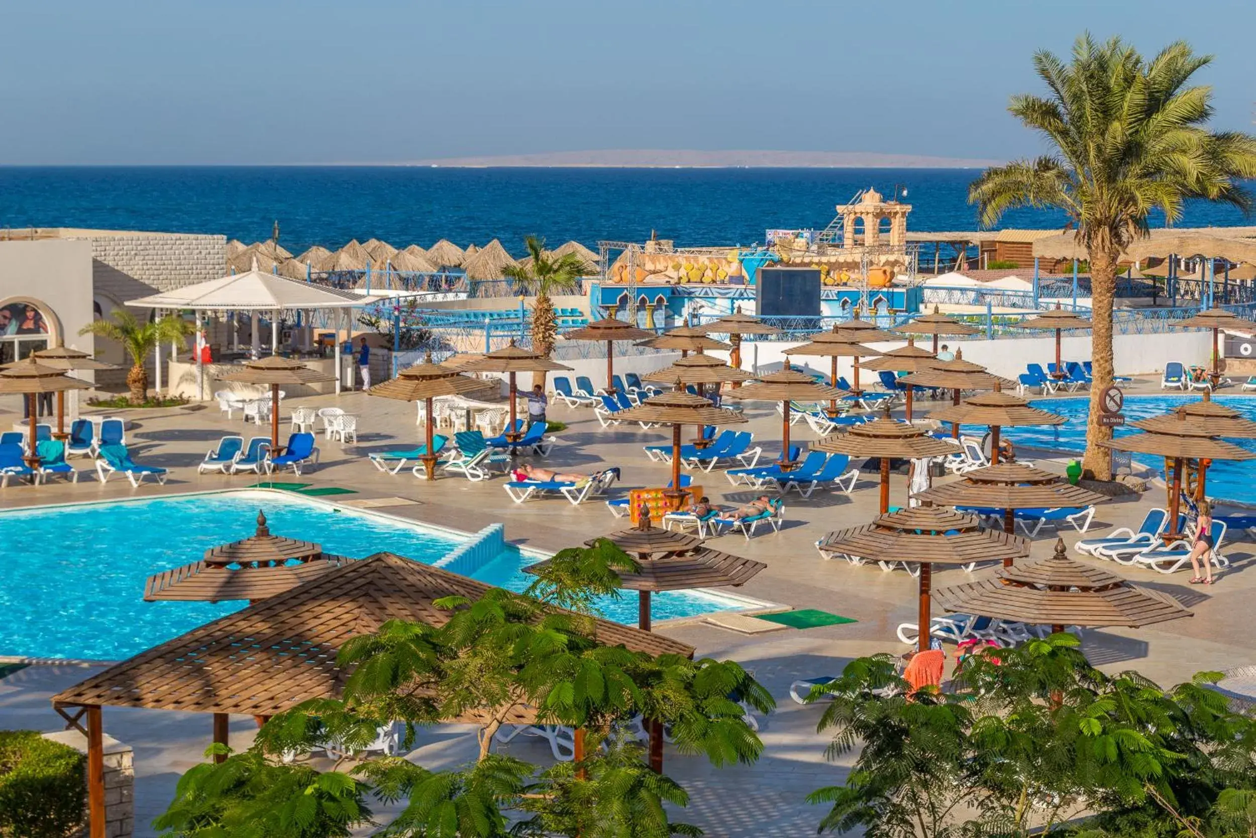 Pool View in ALADDIN BEACH RESORT