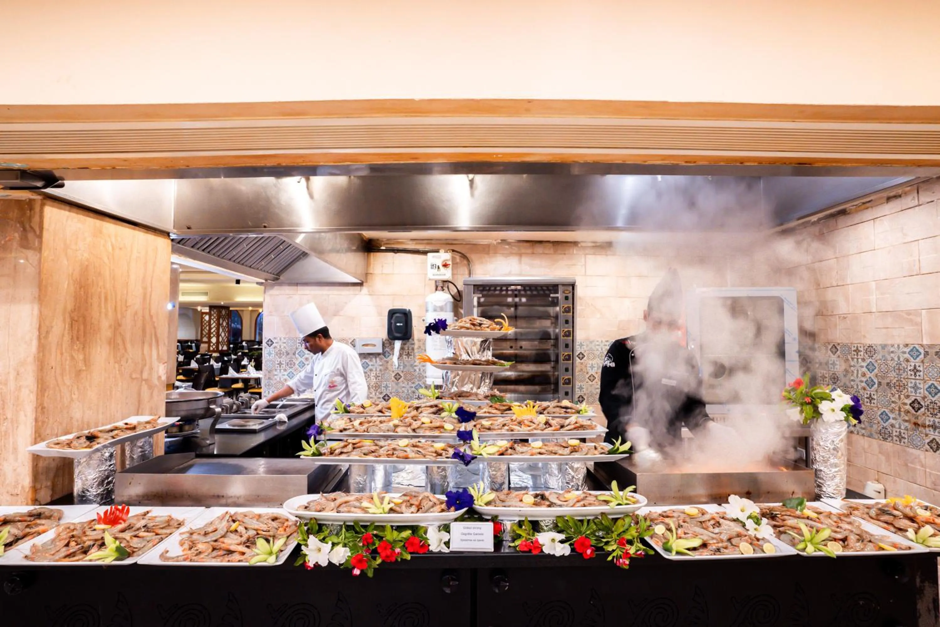 Food in Aladdin Beach Resort