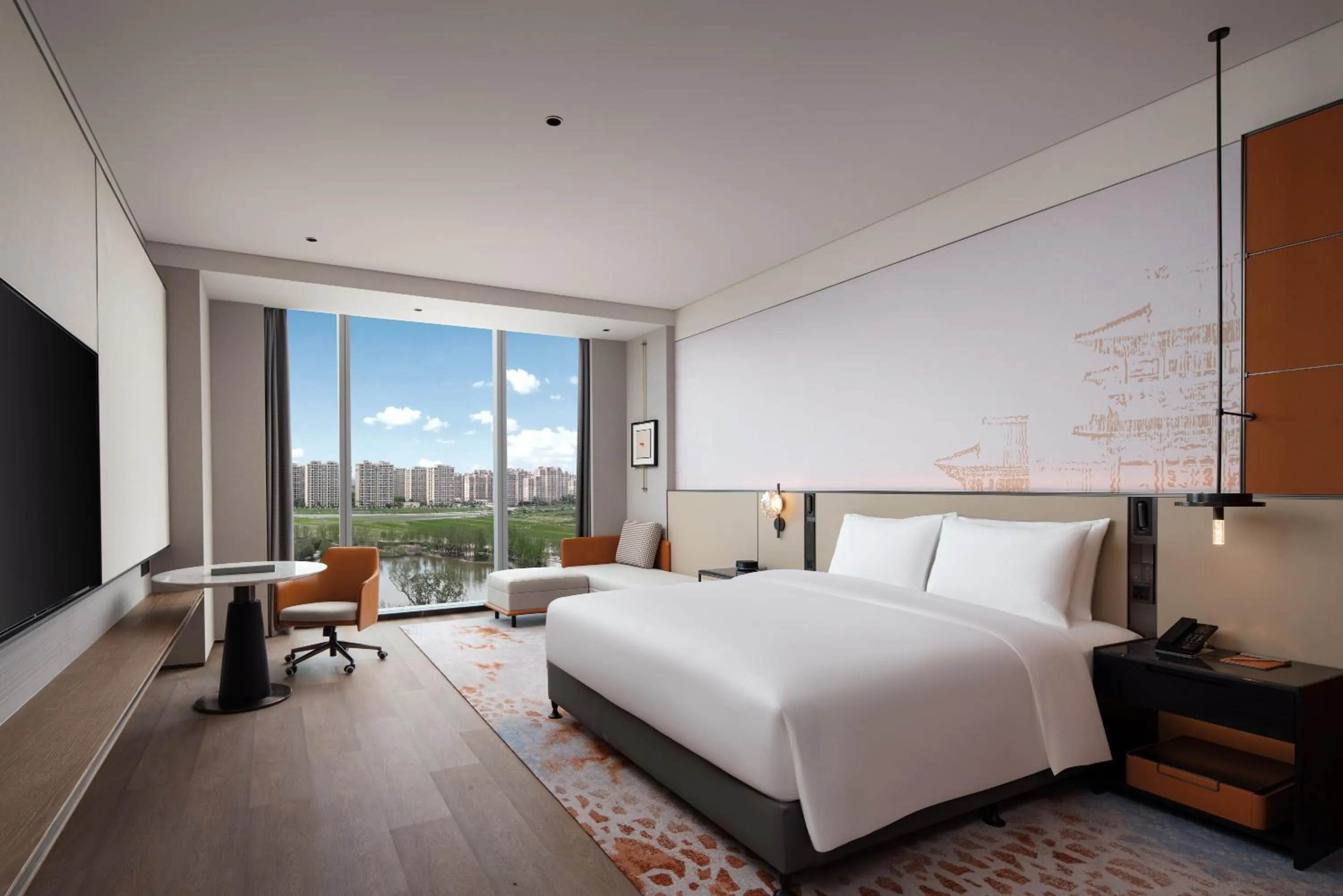 Bed in Jinmao Grandee Hotel Ningbo