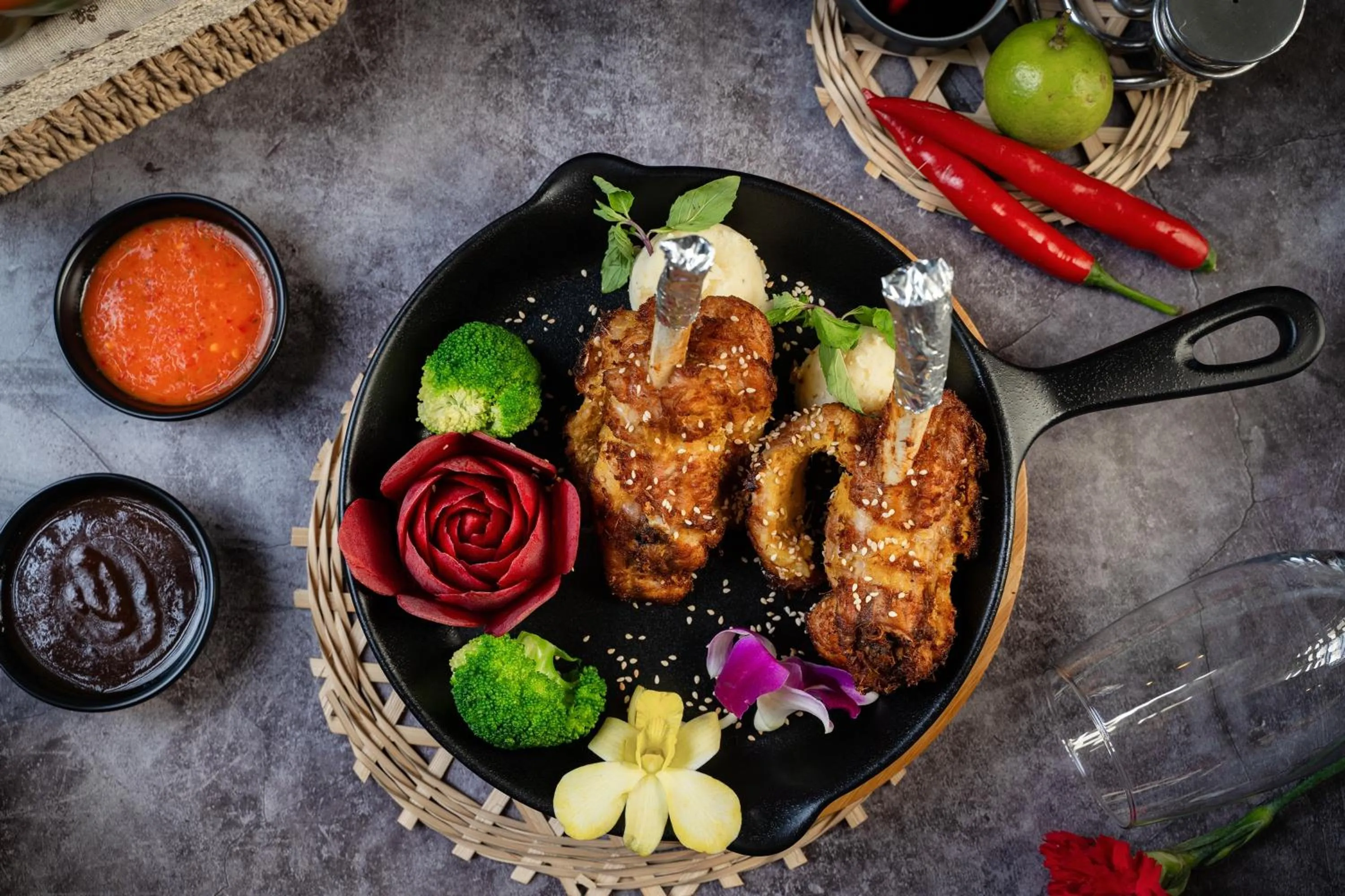 Food and drinks in Majesty Luxury Prime Cruise by Premier Group