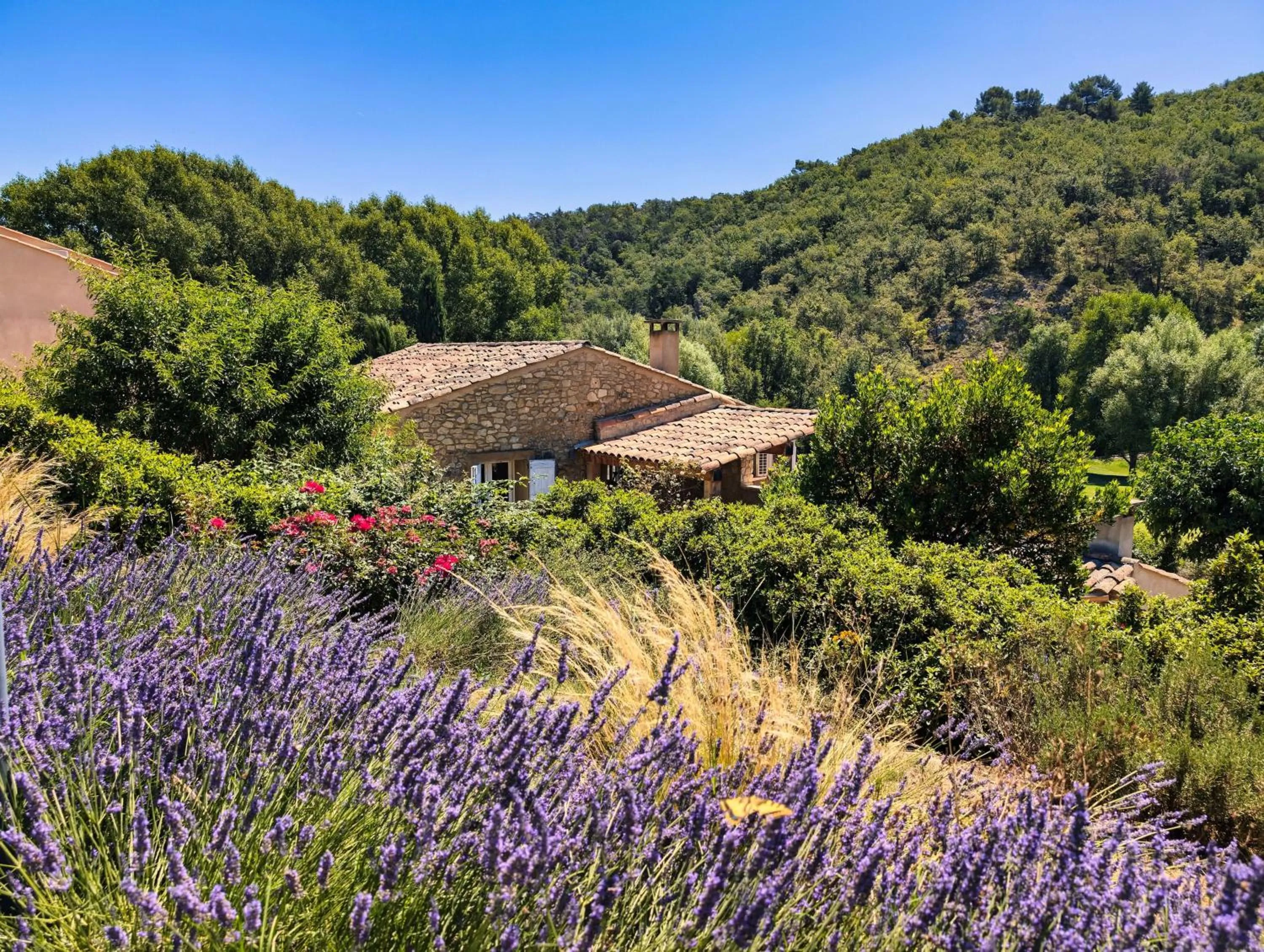 Garden in Domaine Ribiera, Hotel 5 Etoiles, SPA & Golf - Forcalquier