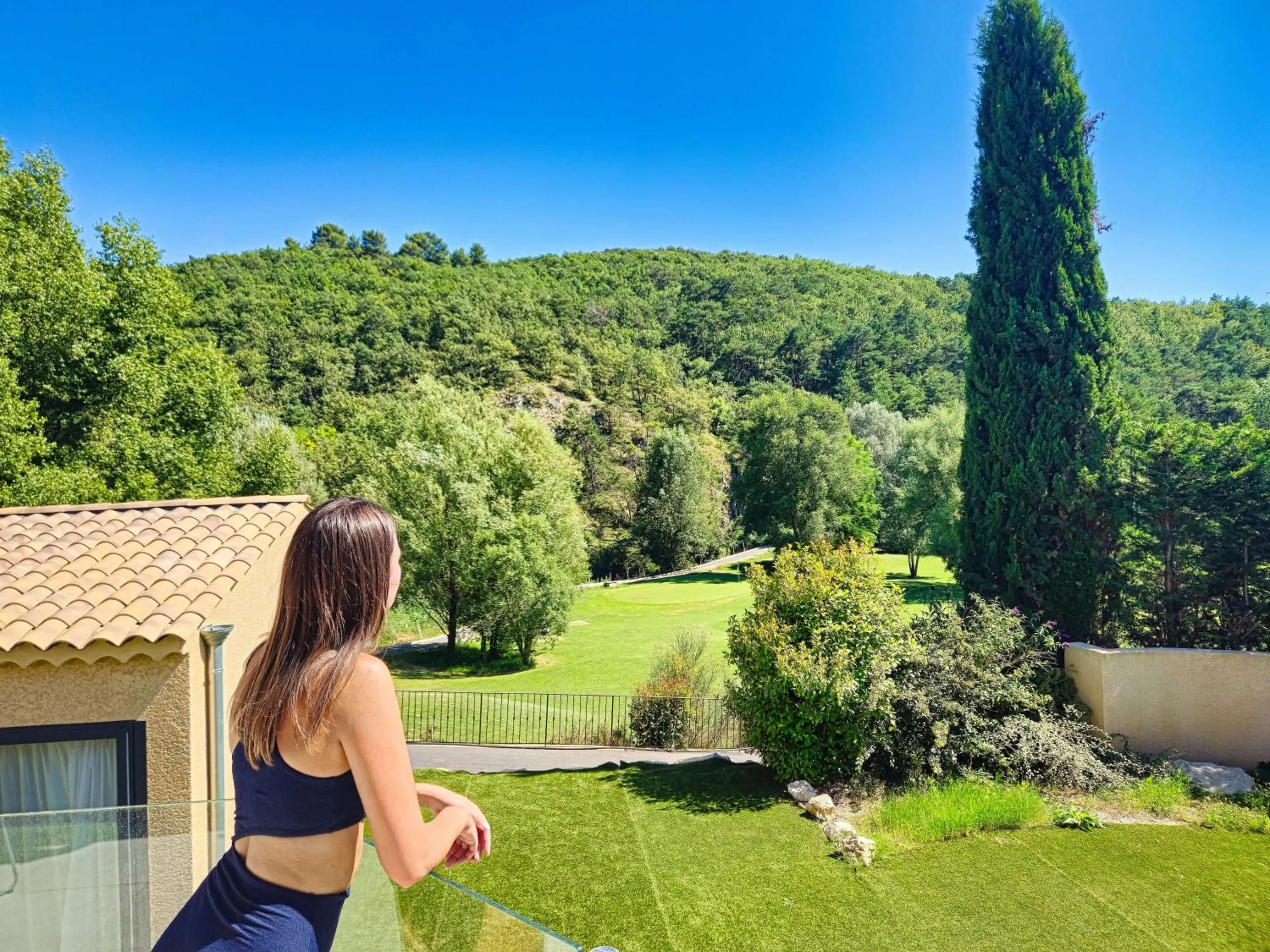 View (from property/room) in Domaine Ribiera, Hotel 5 Etoiles, SPA & Golf - Forcalquier