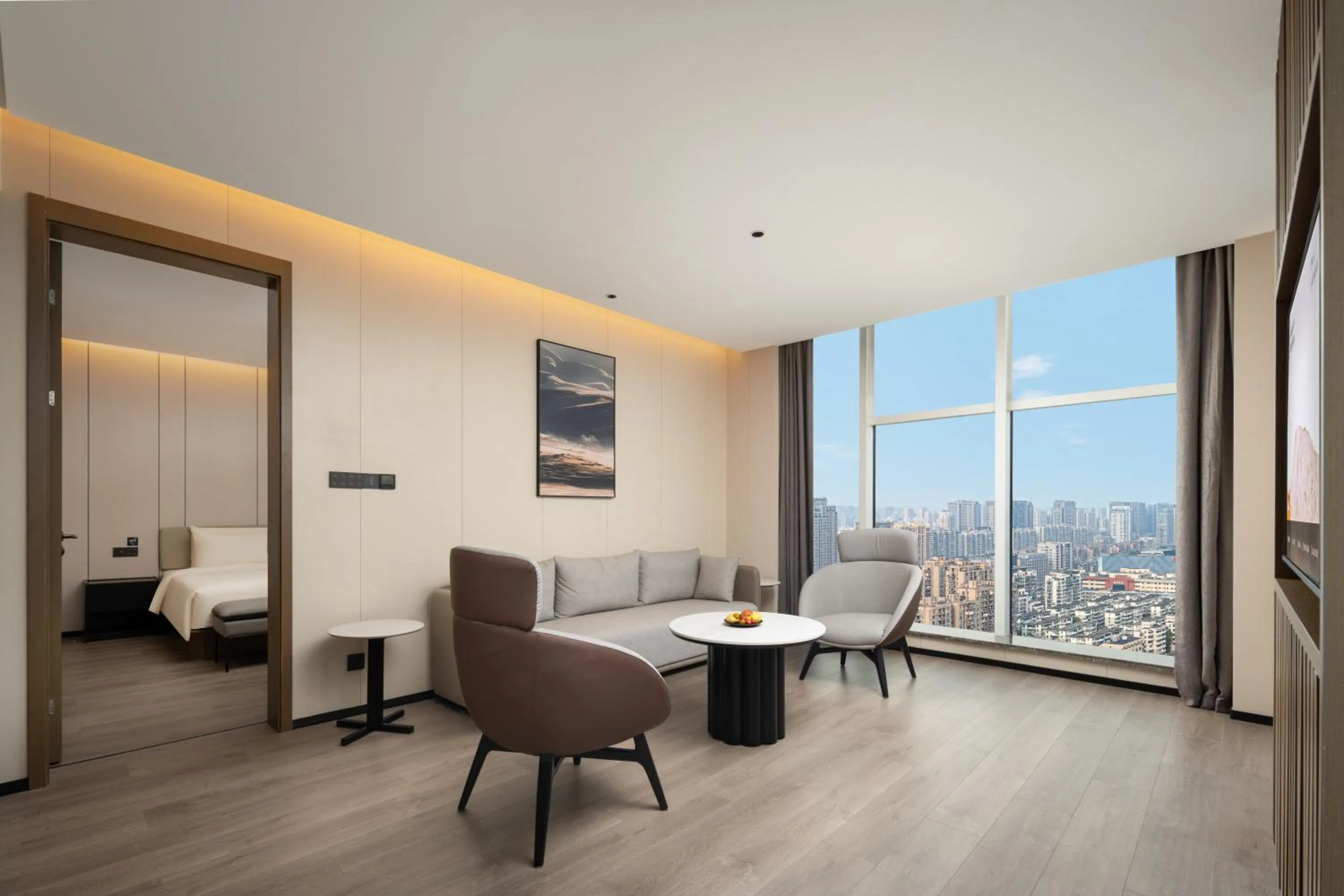 Living room in Atour Hotel Hangzhou Canal Huzhou Street