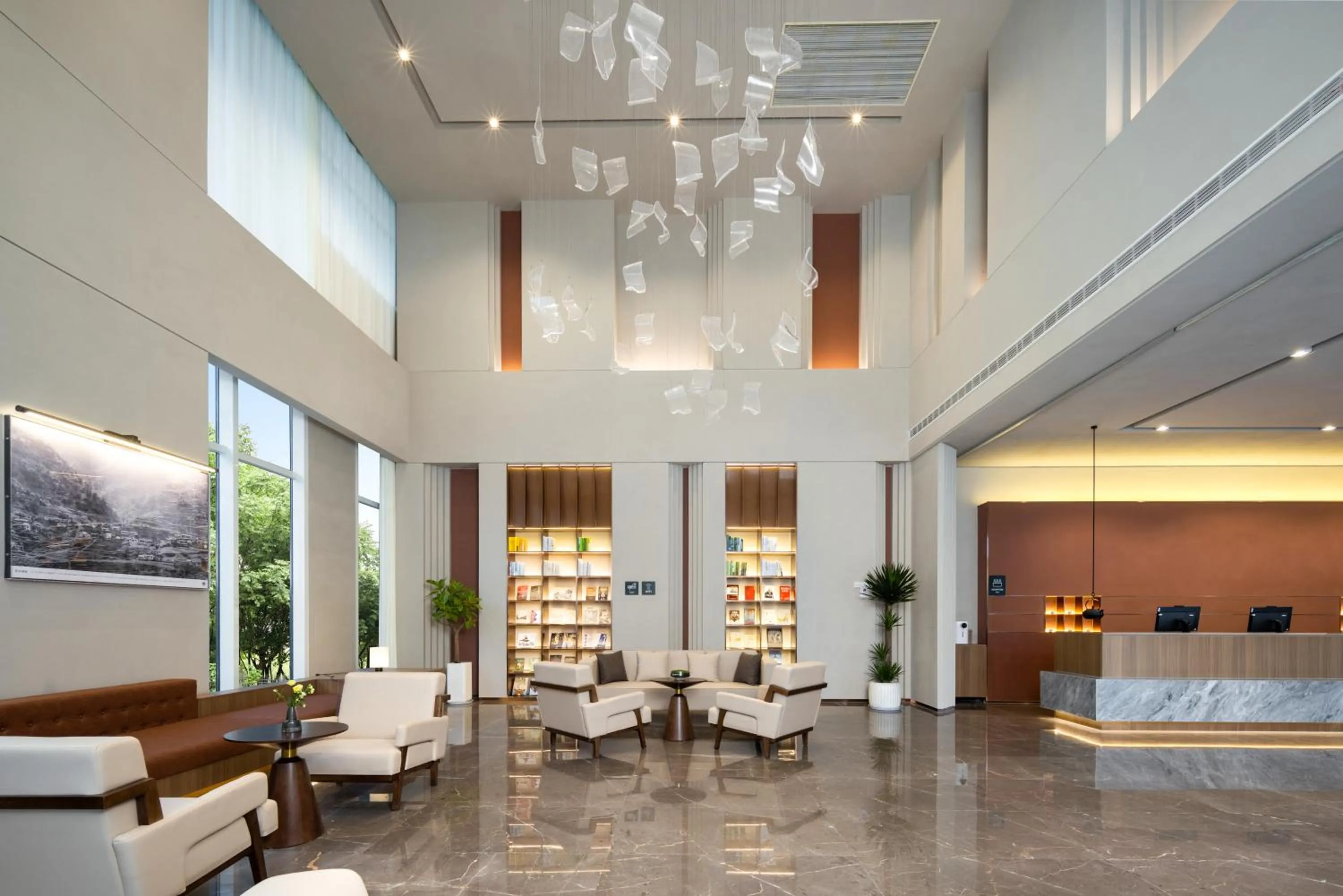 Seating area in Atour Hotel Hangzhou Canal Huzhou Street
