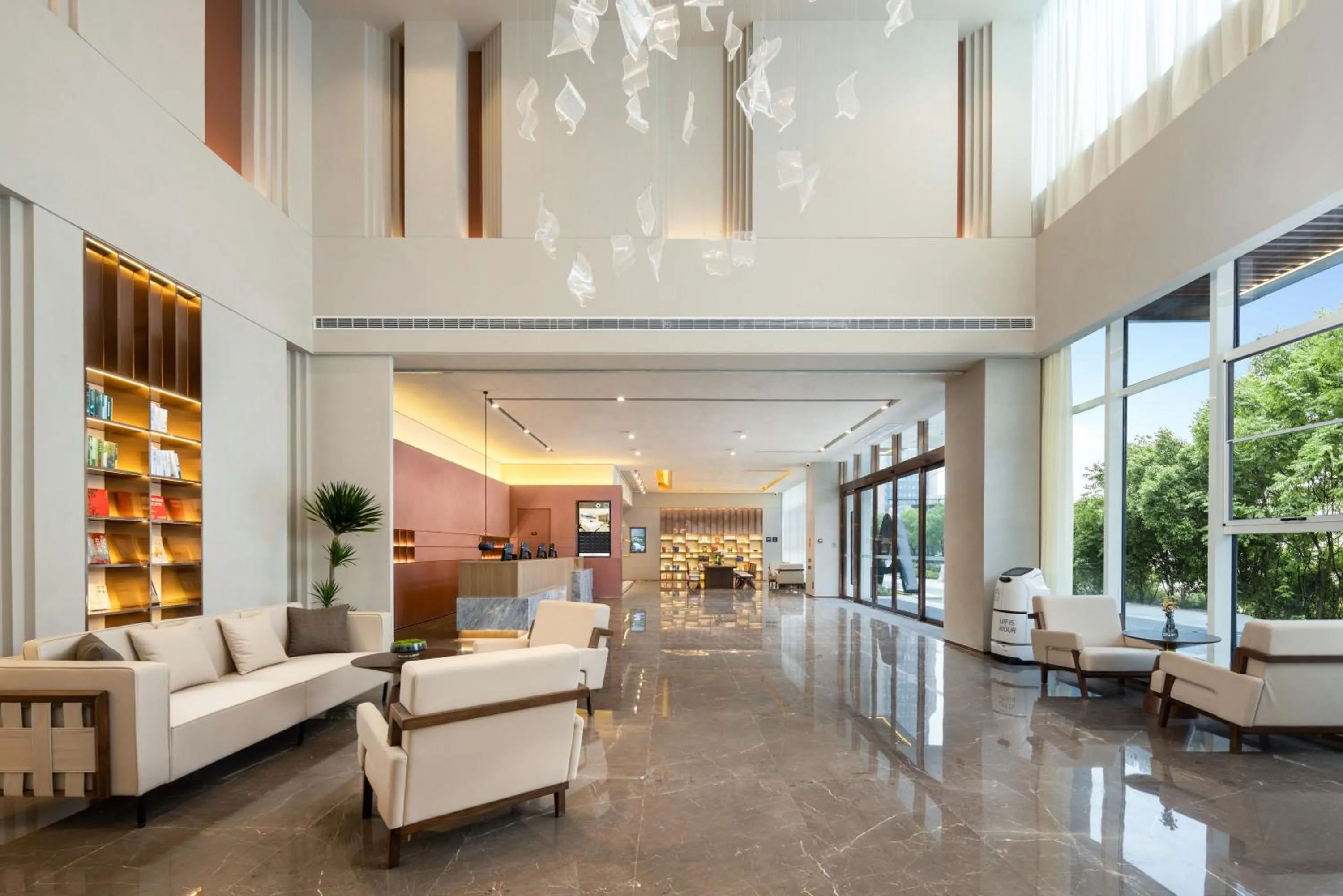 Lobby or reception in Atour Hotel Hangzhou Canal Huzhou Street