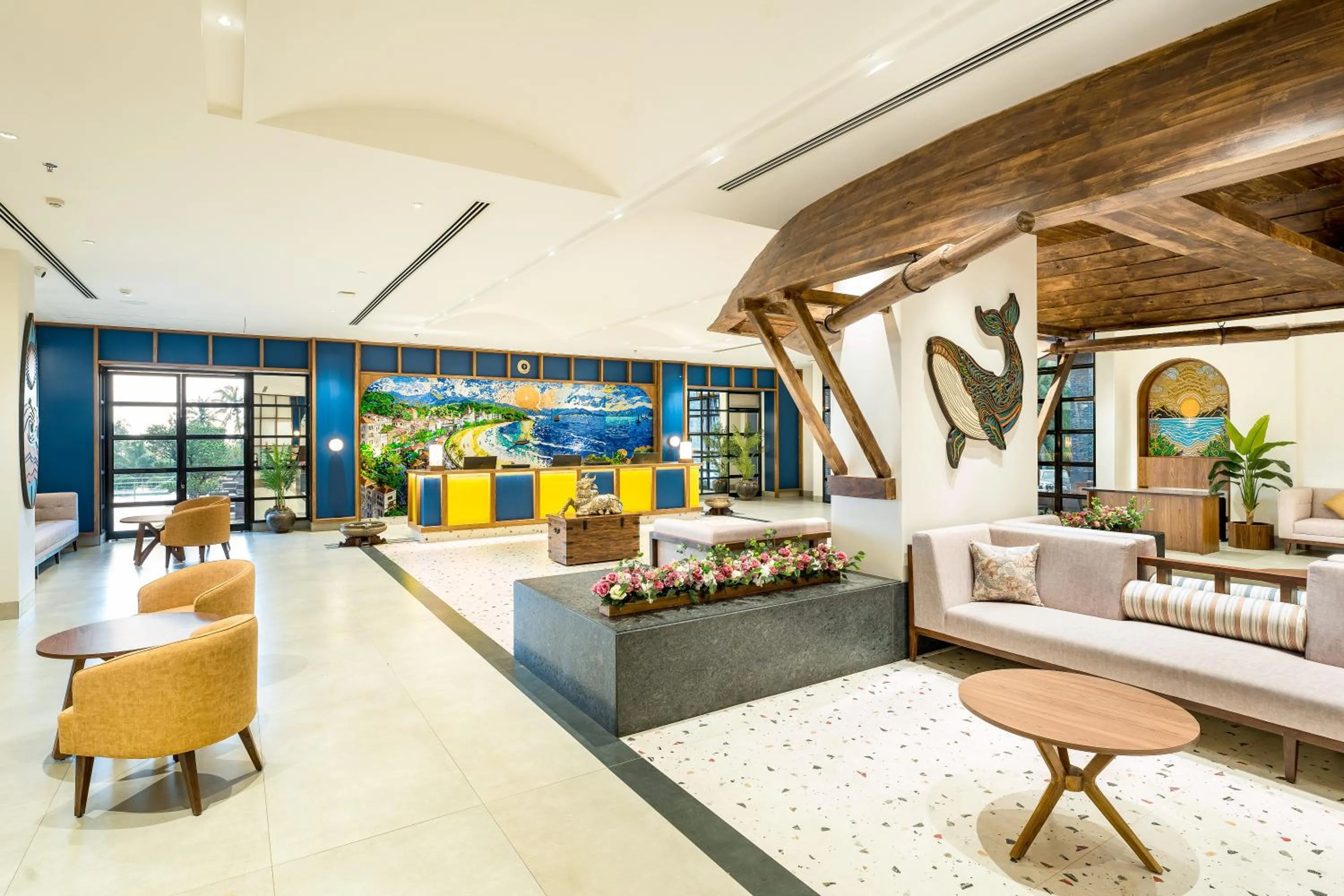 Living room in Gateway Goa, Palolem