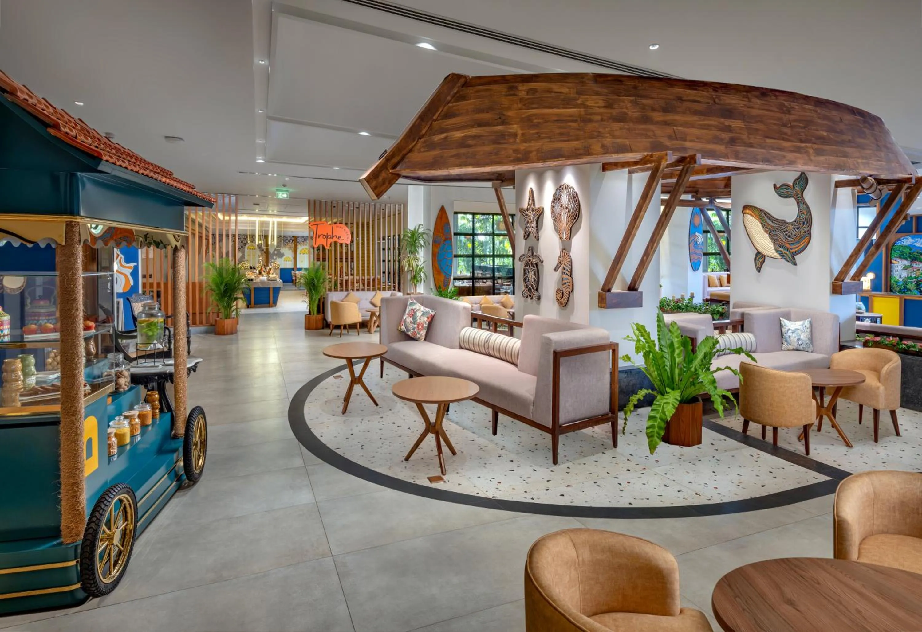 Lobby or reception in Gateway Goa, Palolem