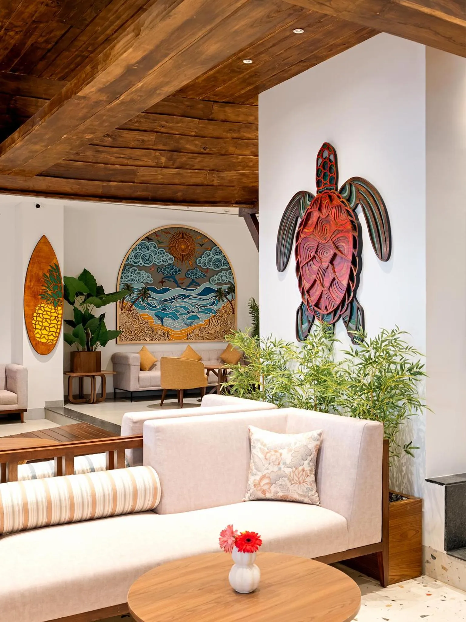 Living room in Gateway Goa, Palolem