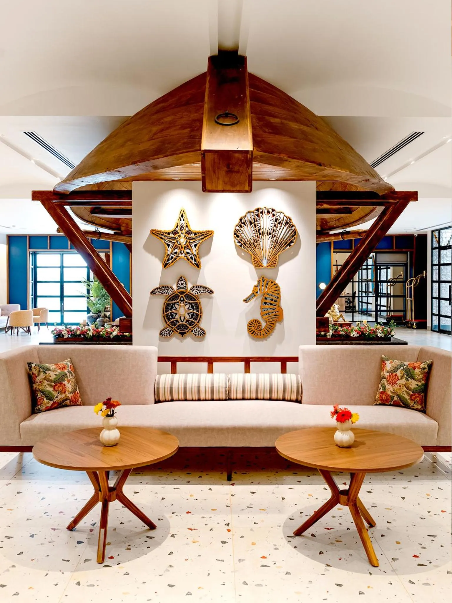 Living room in Gateway Goa, Palolem