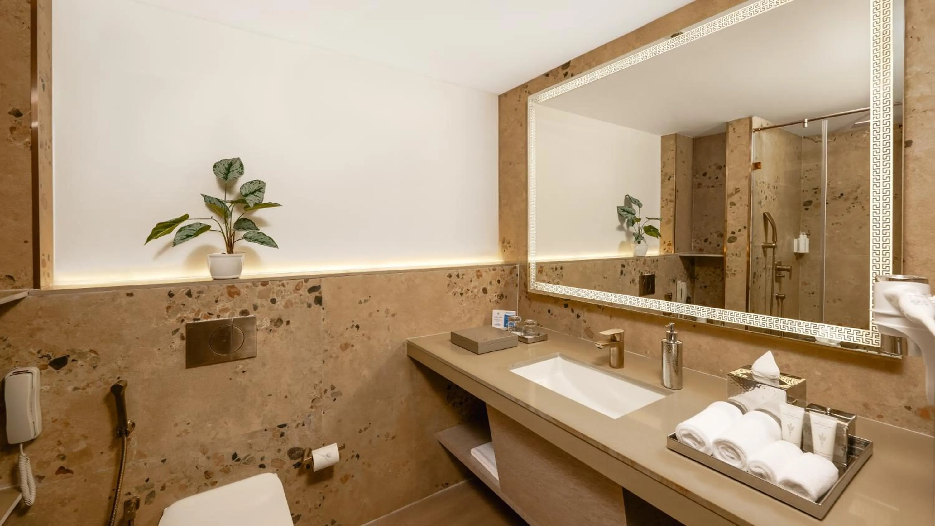 Bathroom in Cloud9 Sarovar Premiere Palomen Goa