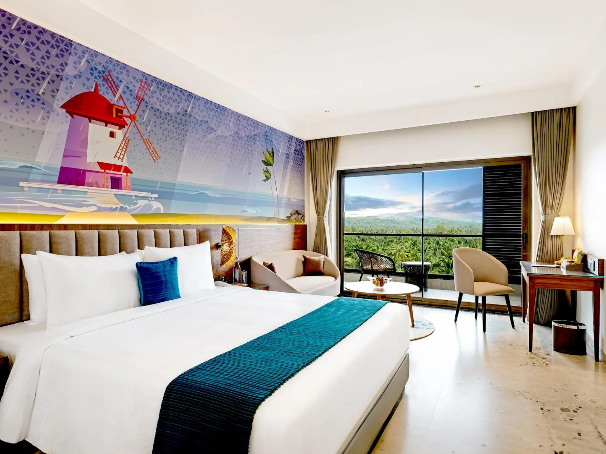 Bed in Gateway Goa, Palolem