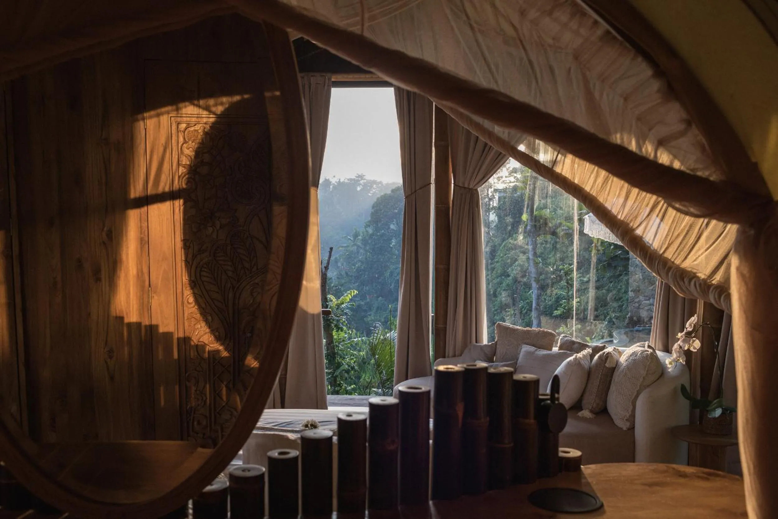 Seating area in BELALU Bali Boutique & SPA experience