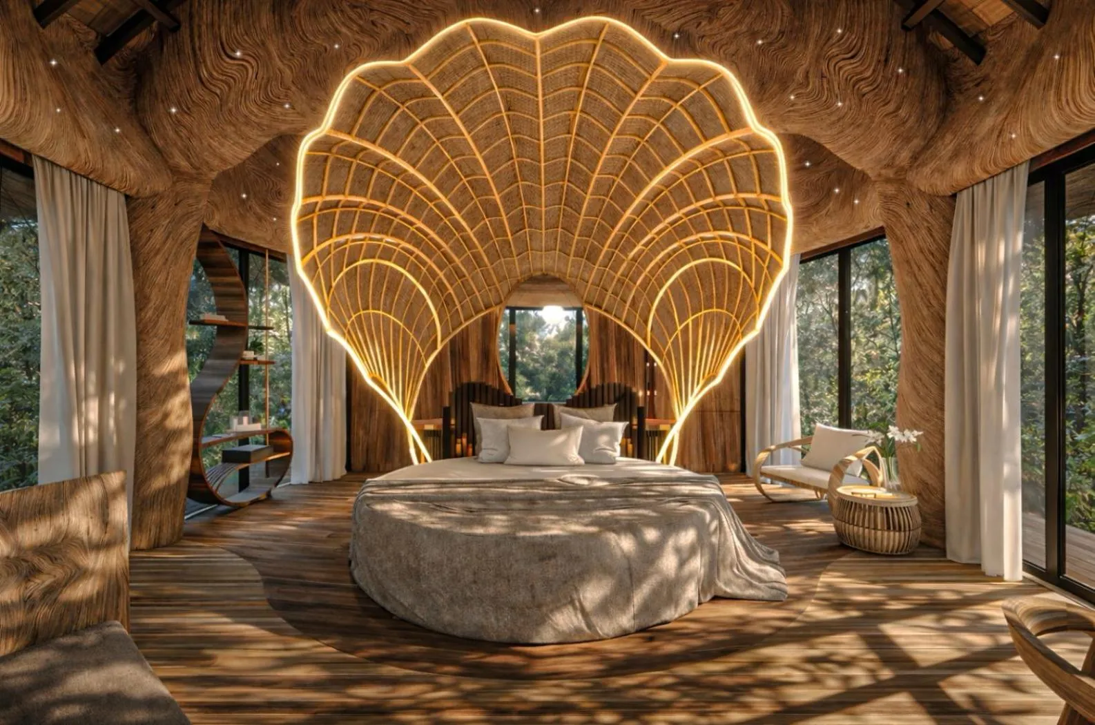 Bed in BELALU Bali Boutique & SPA experience