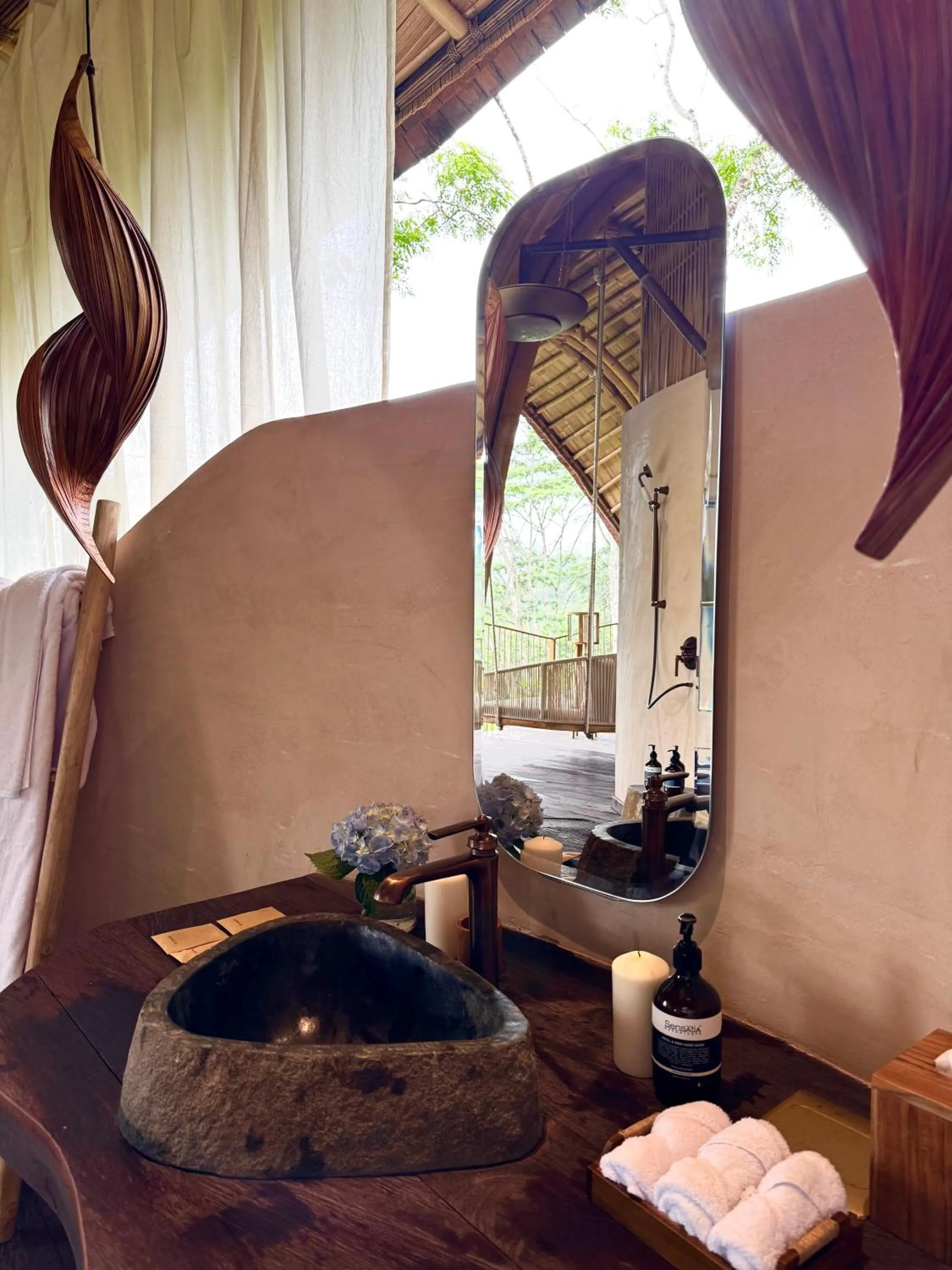 Bathroom in BELALU Bali Boutique & SPA experience