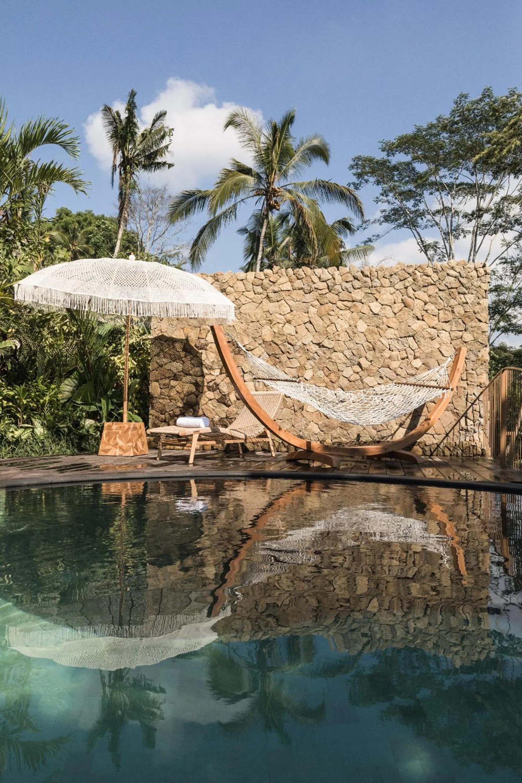 Pool view in BELALU Bali Boutique & SPA experience