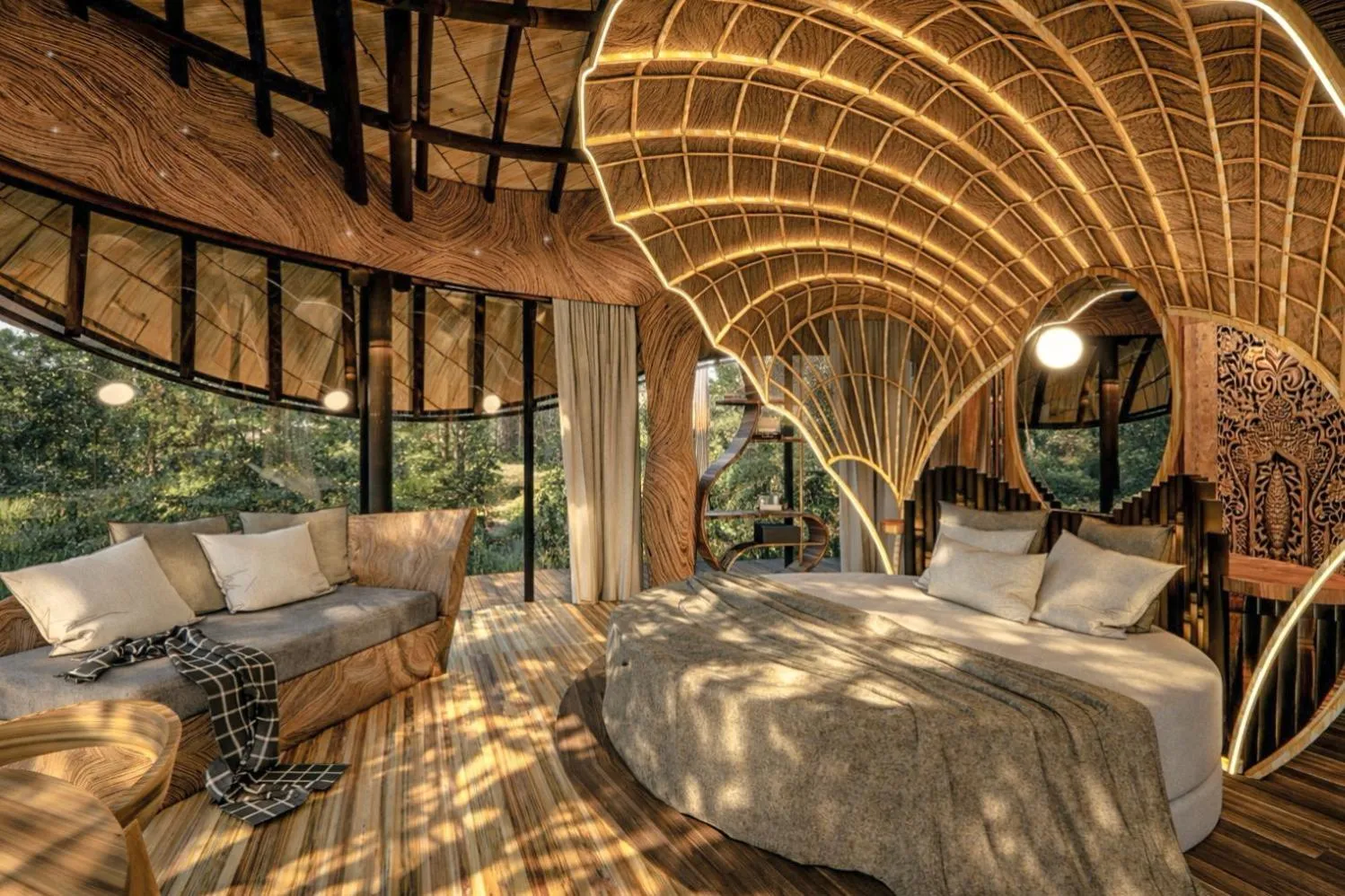 Bed in BELALU Bali Boutique & SPA experience