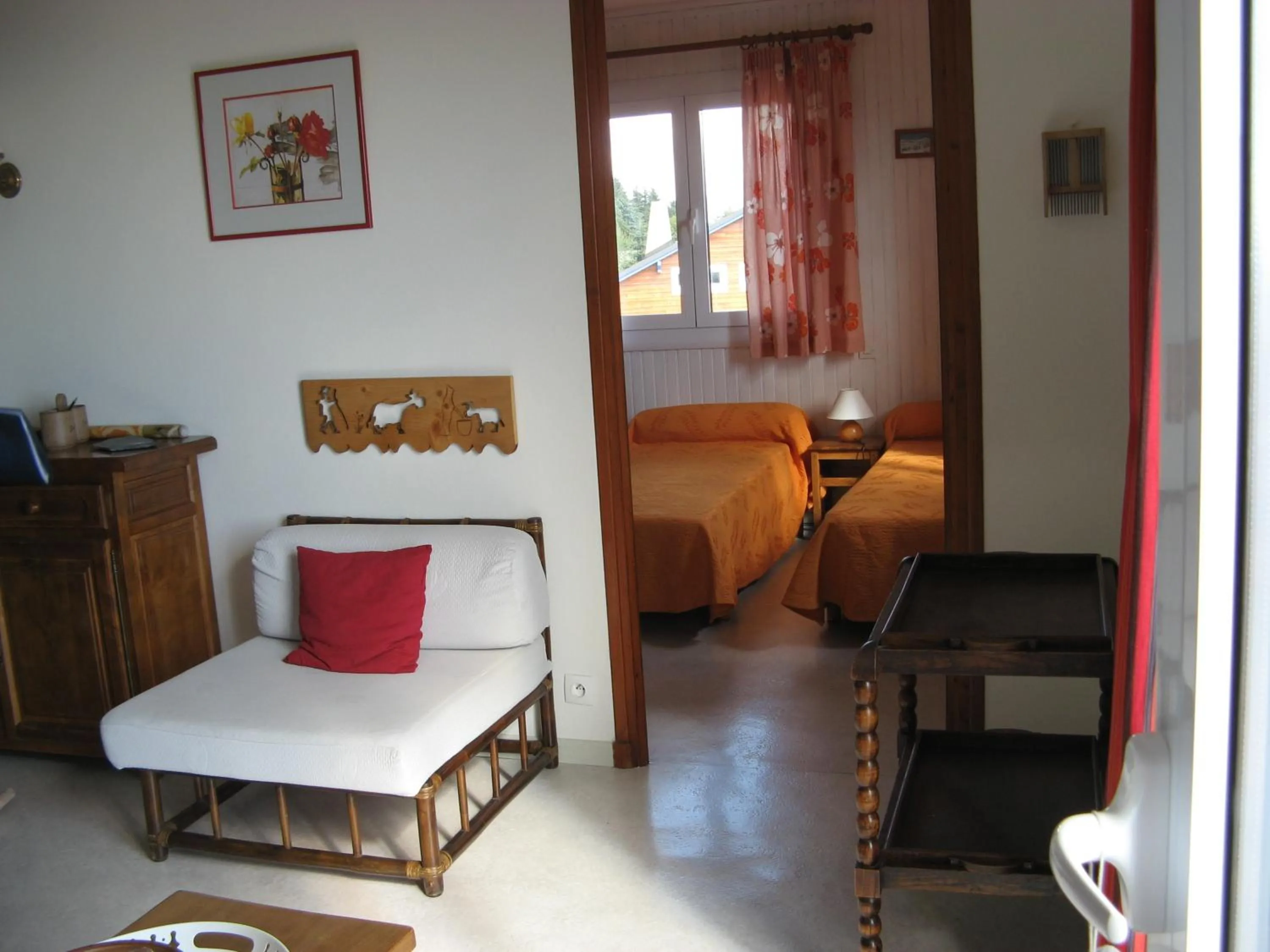 Living room, Bed in Chalet les lupins-T3