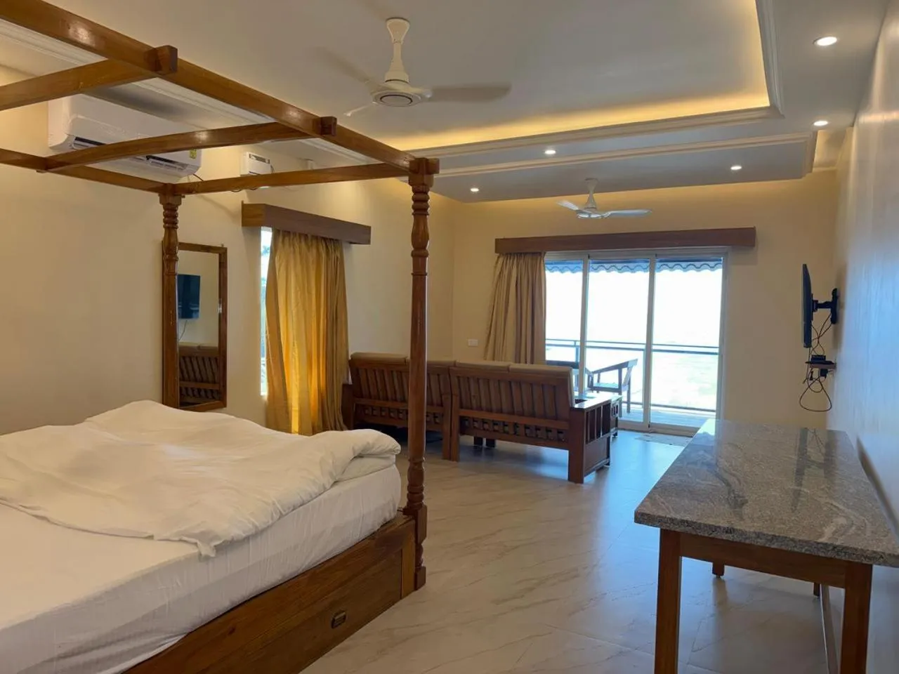 Bed in Marron Sea View Resort