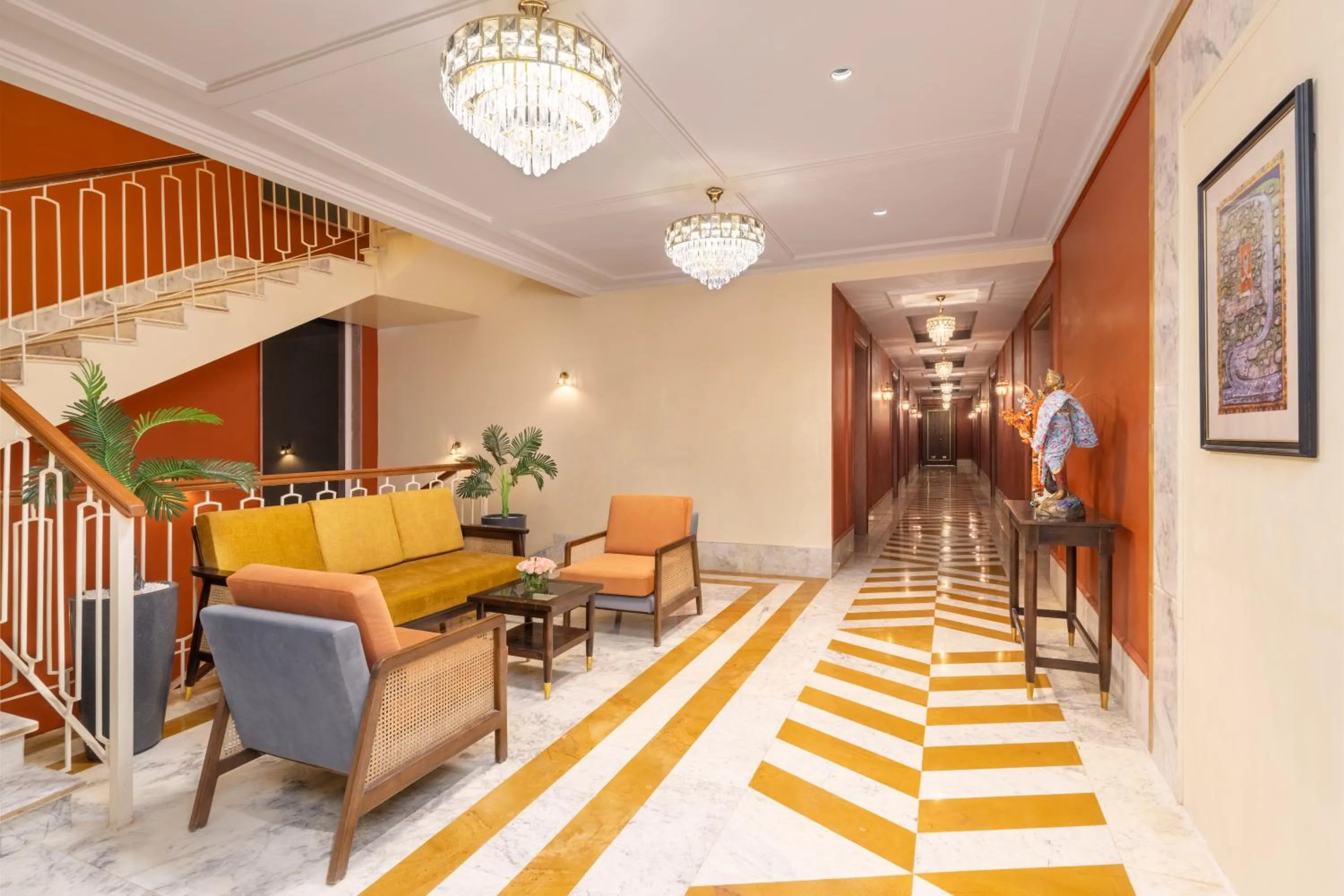 Lobby or reception in Raasvan, Vrindavan- AM Hotel Kollection