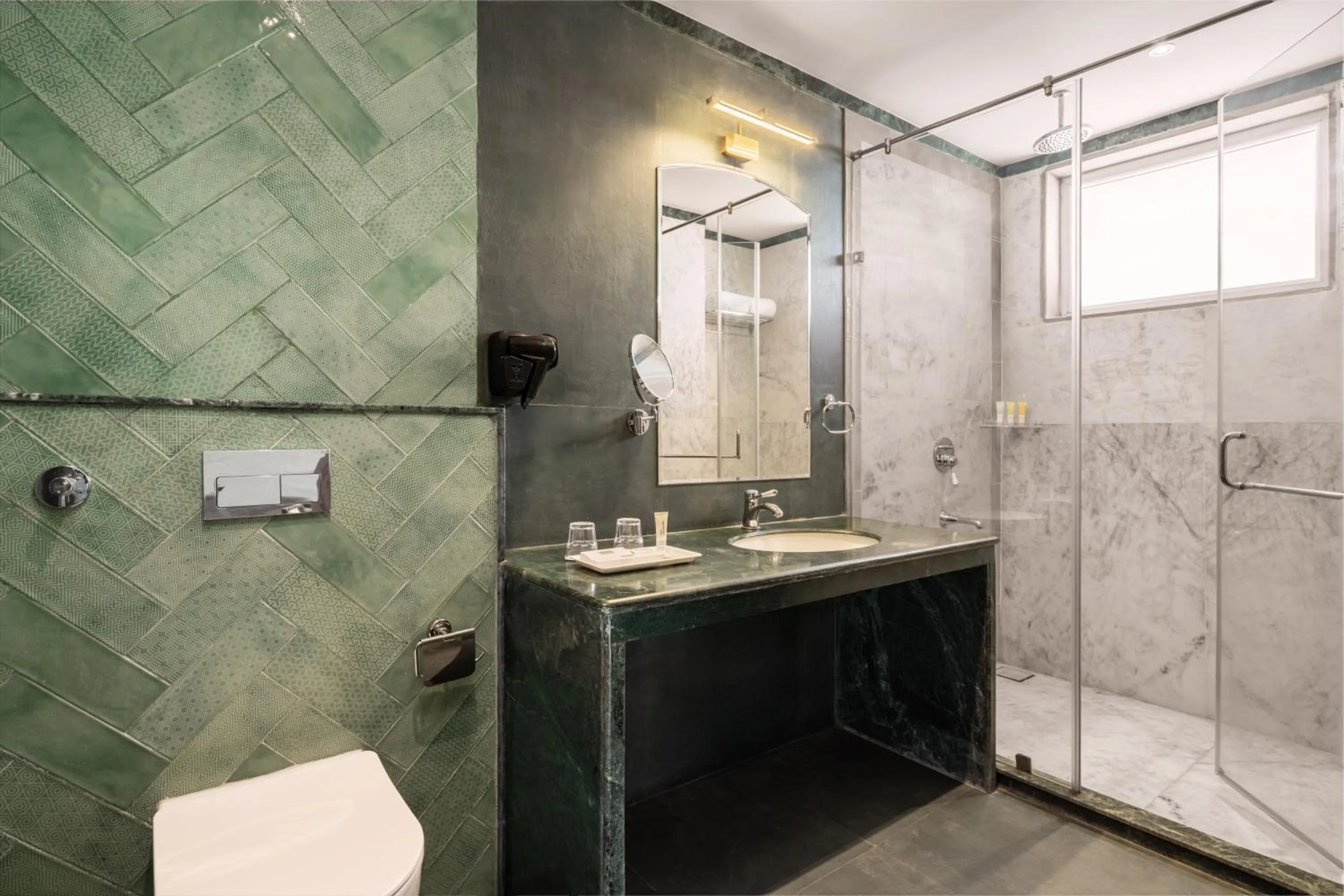 Bathroom in Raasvan, Vrindavan- AM Hotel Kollection