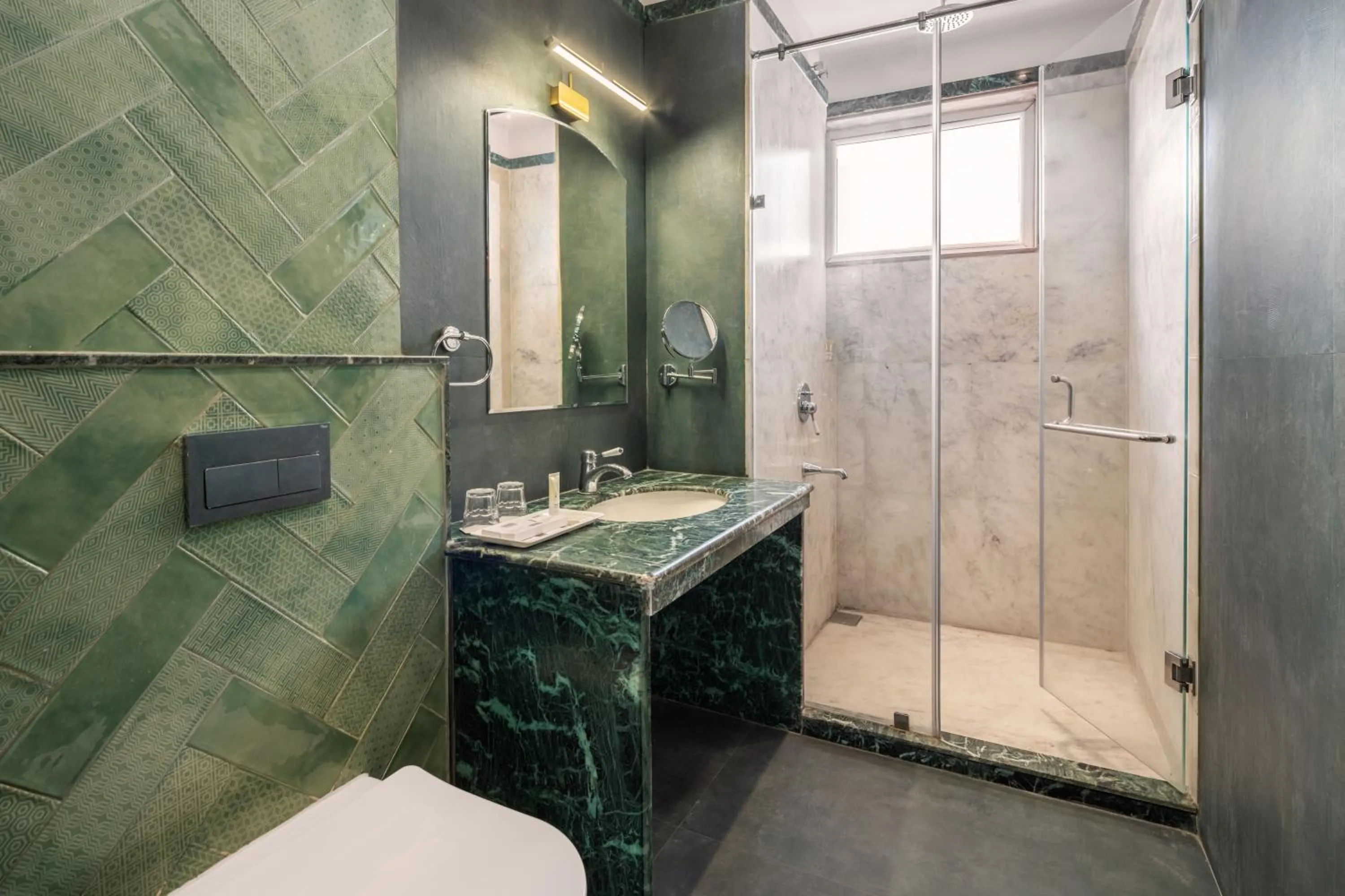 Bathroom in Raasvan, Vrindavan- AM Hotel Kollection