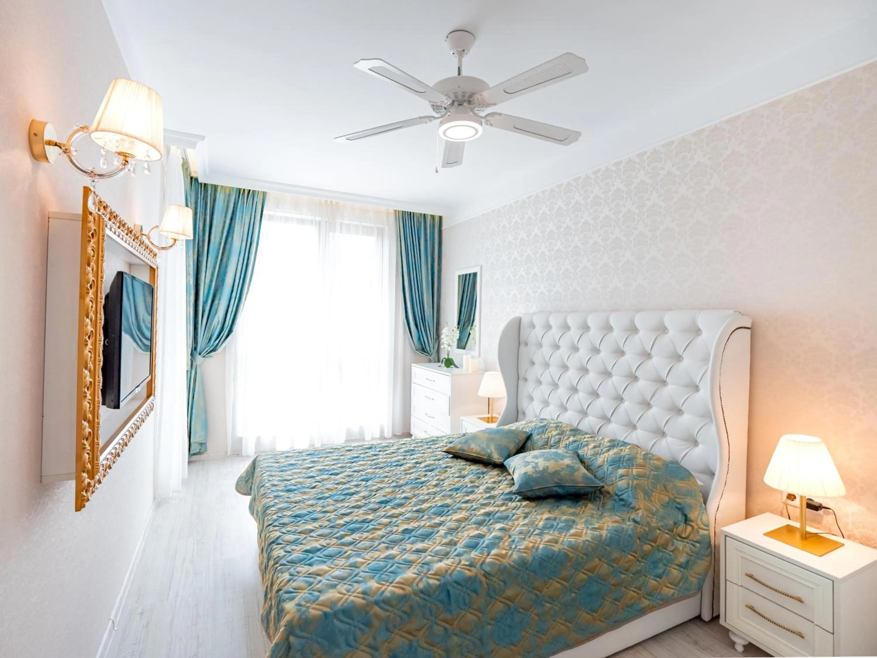 Bed in Harmony Suites - Monte Carlo