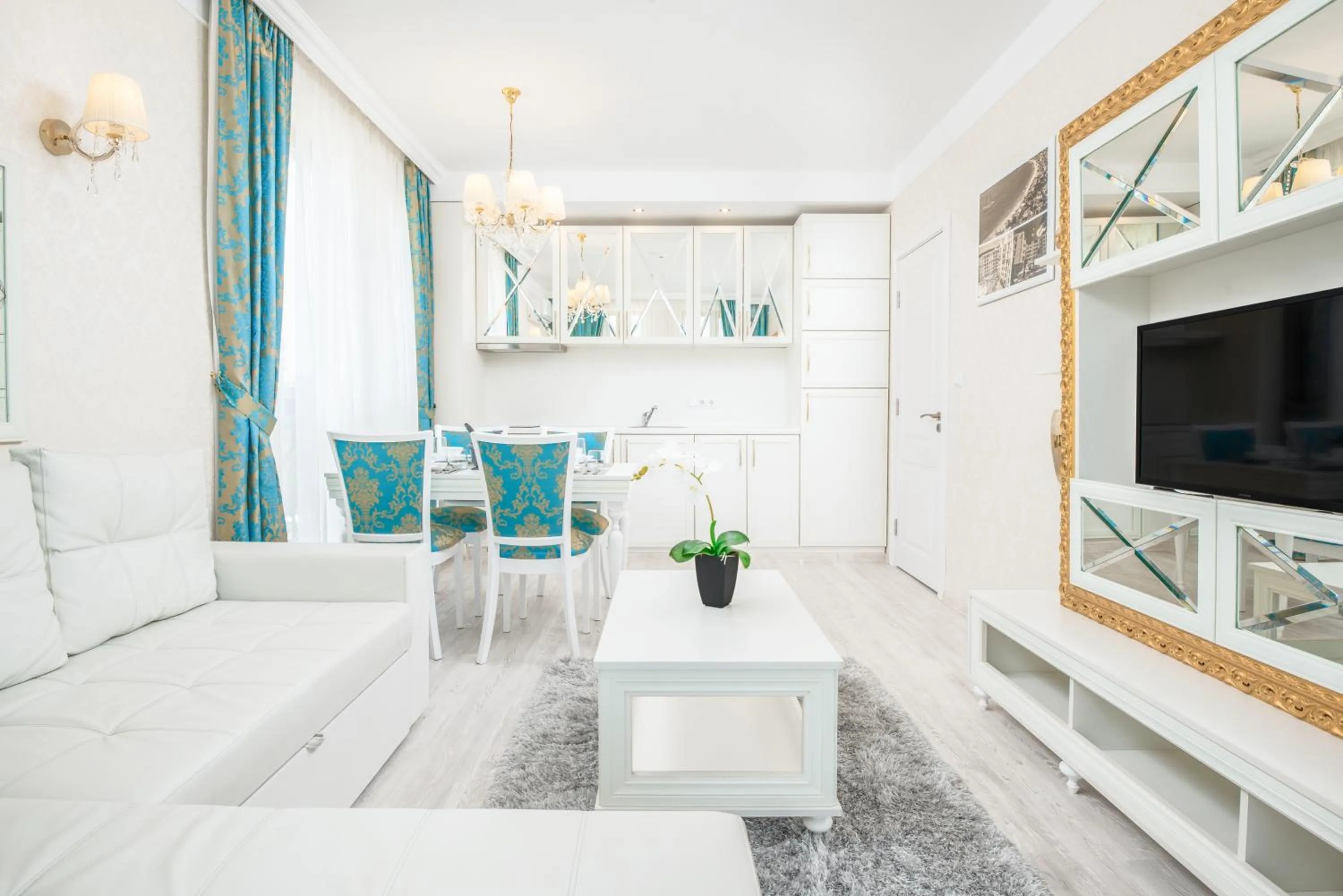 Living room in Harmony Suites - Monte Carlo