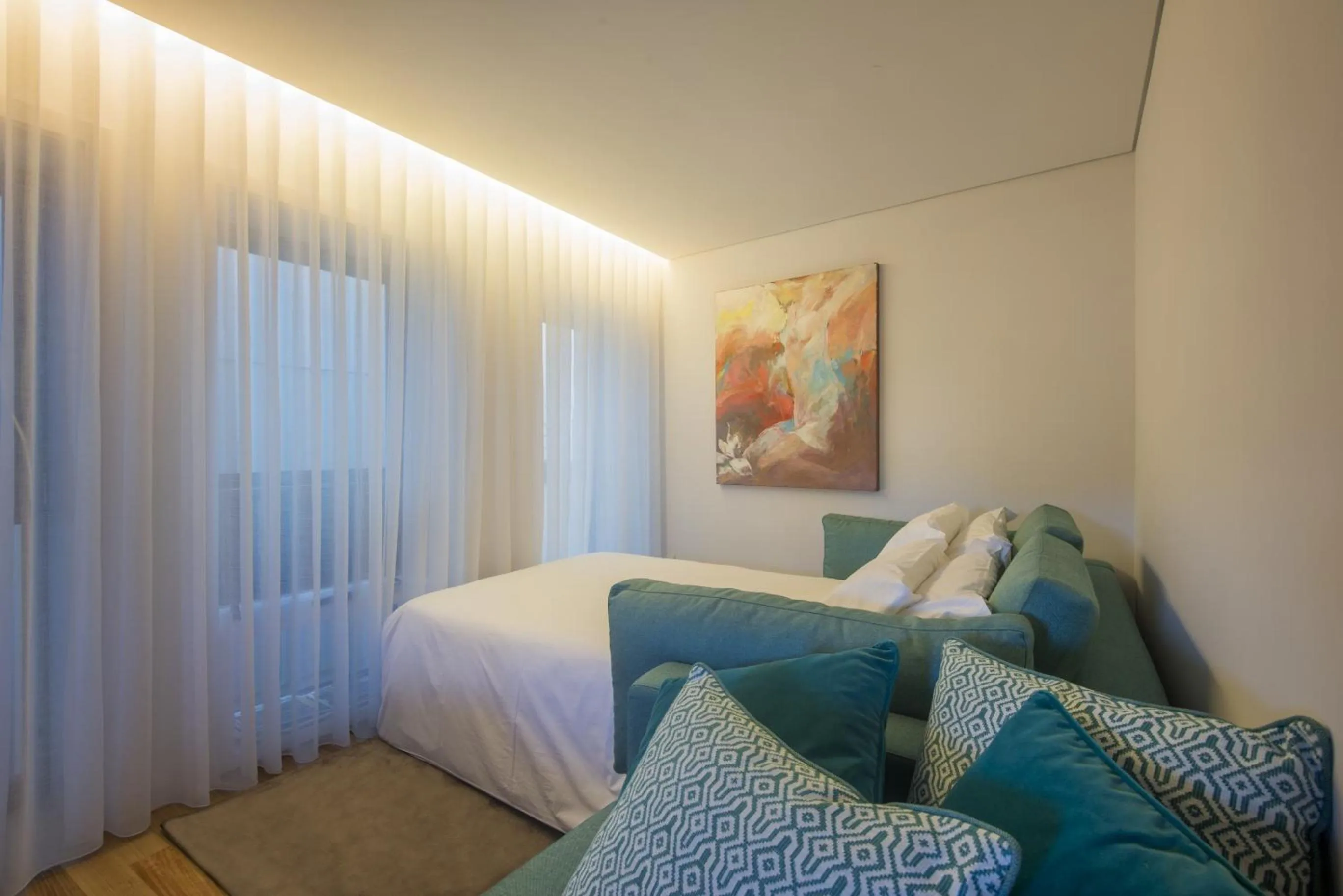 Living room, Bed in Domum