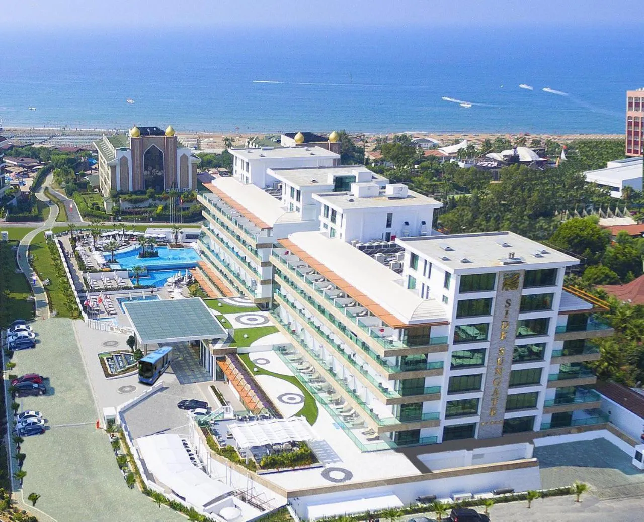 Bird's eye view in Side Sunport Hotel - All Inclusive