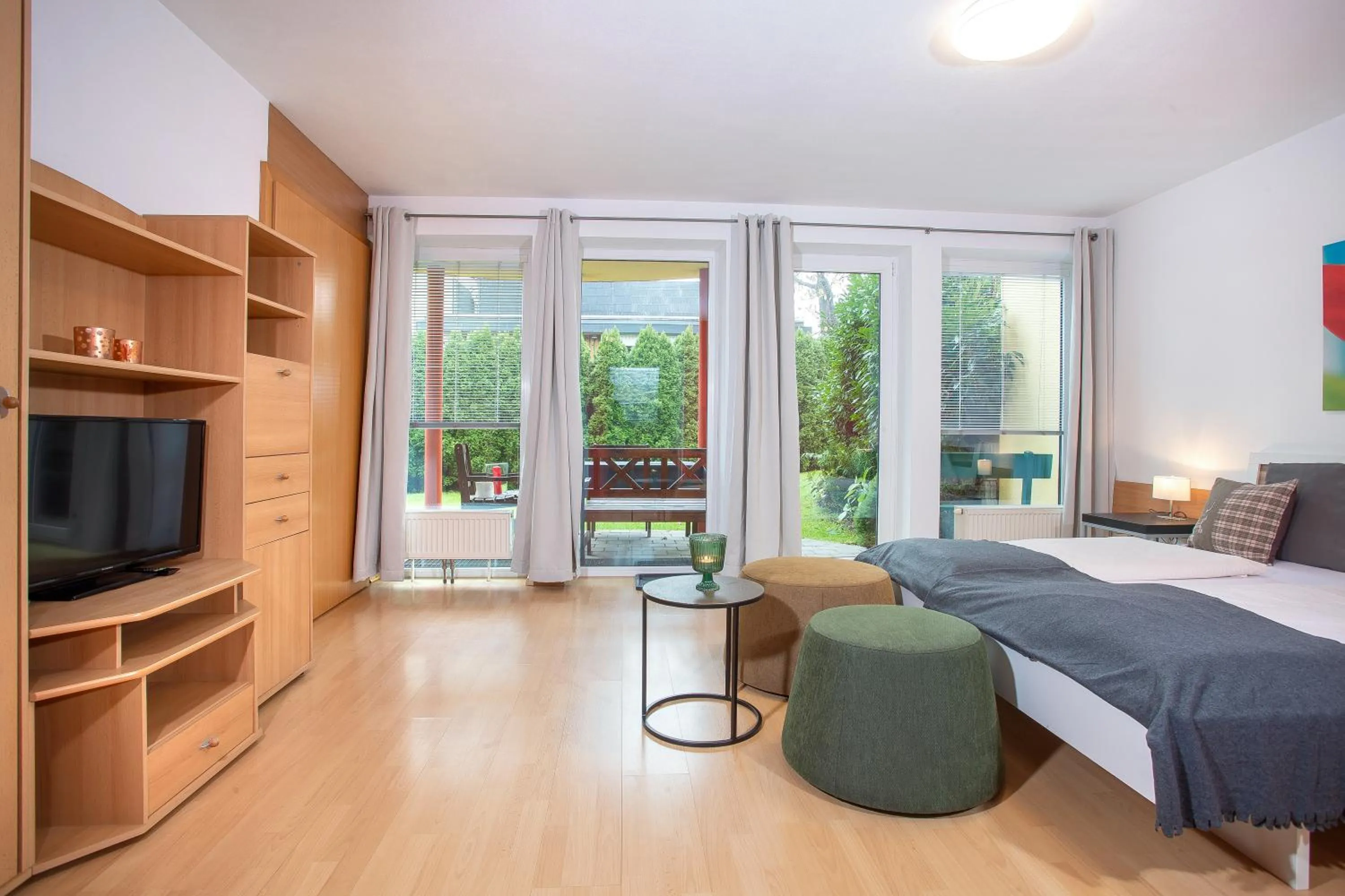 Living room, Bed in Zillertal Appartements
