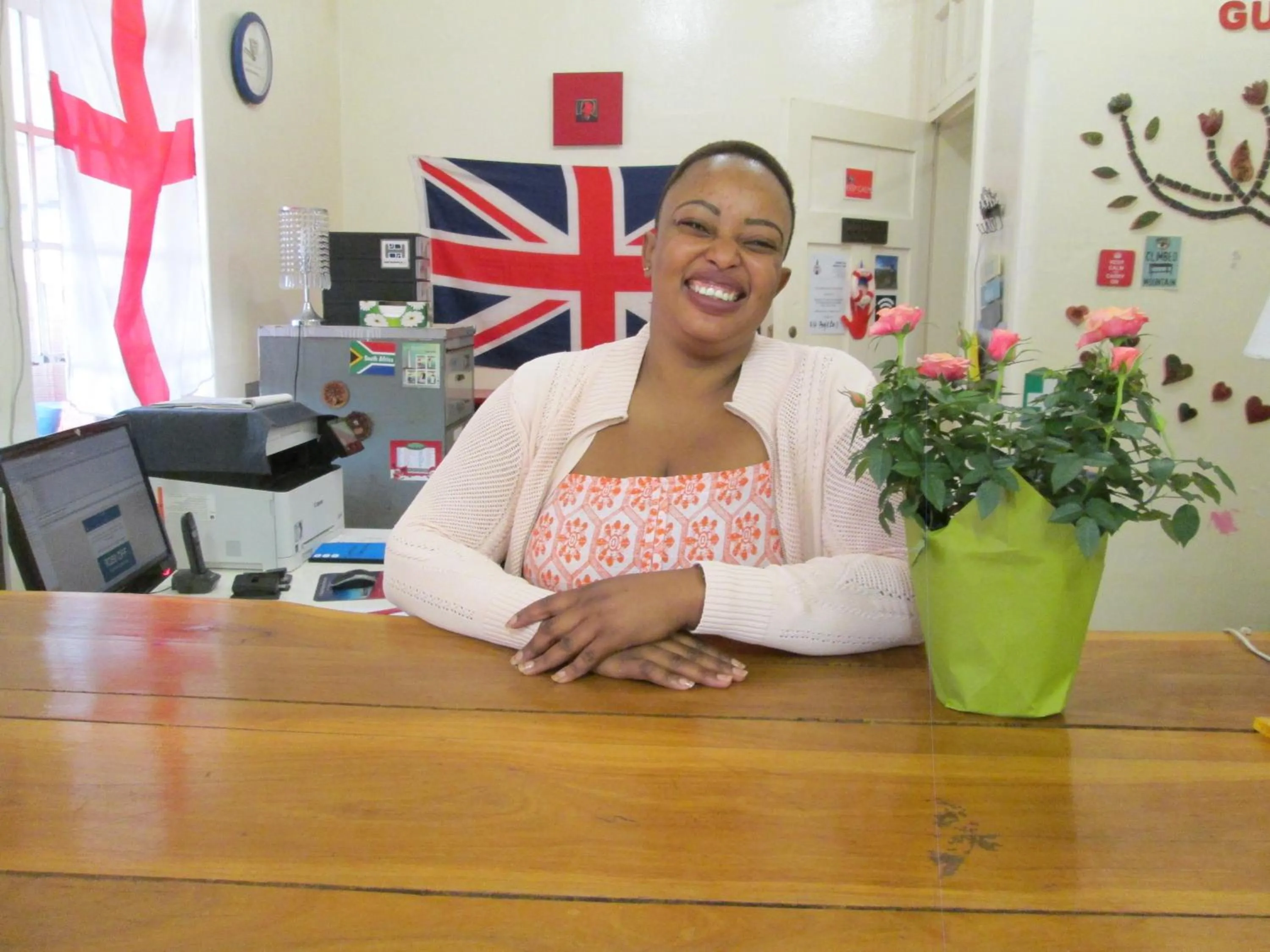 Staff in Lighthouse Farm Backpackers Lodge