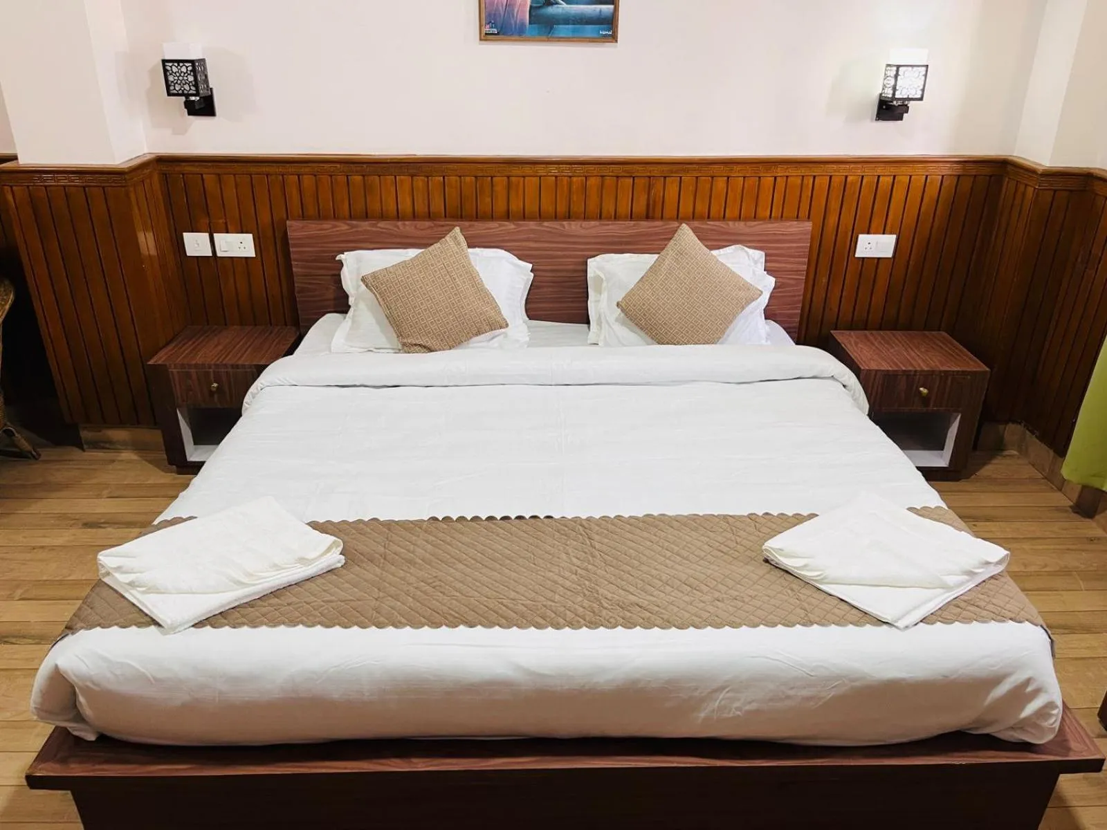 Bed in Hotel Swagat