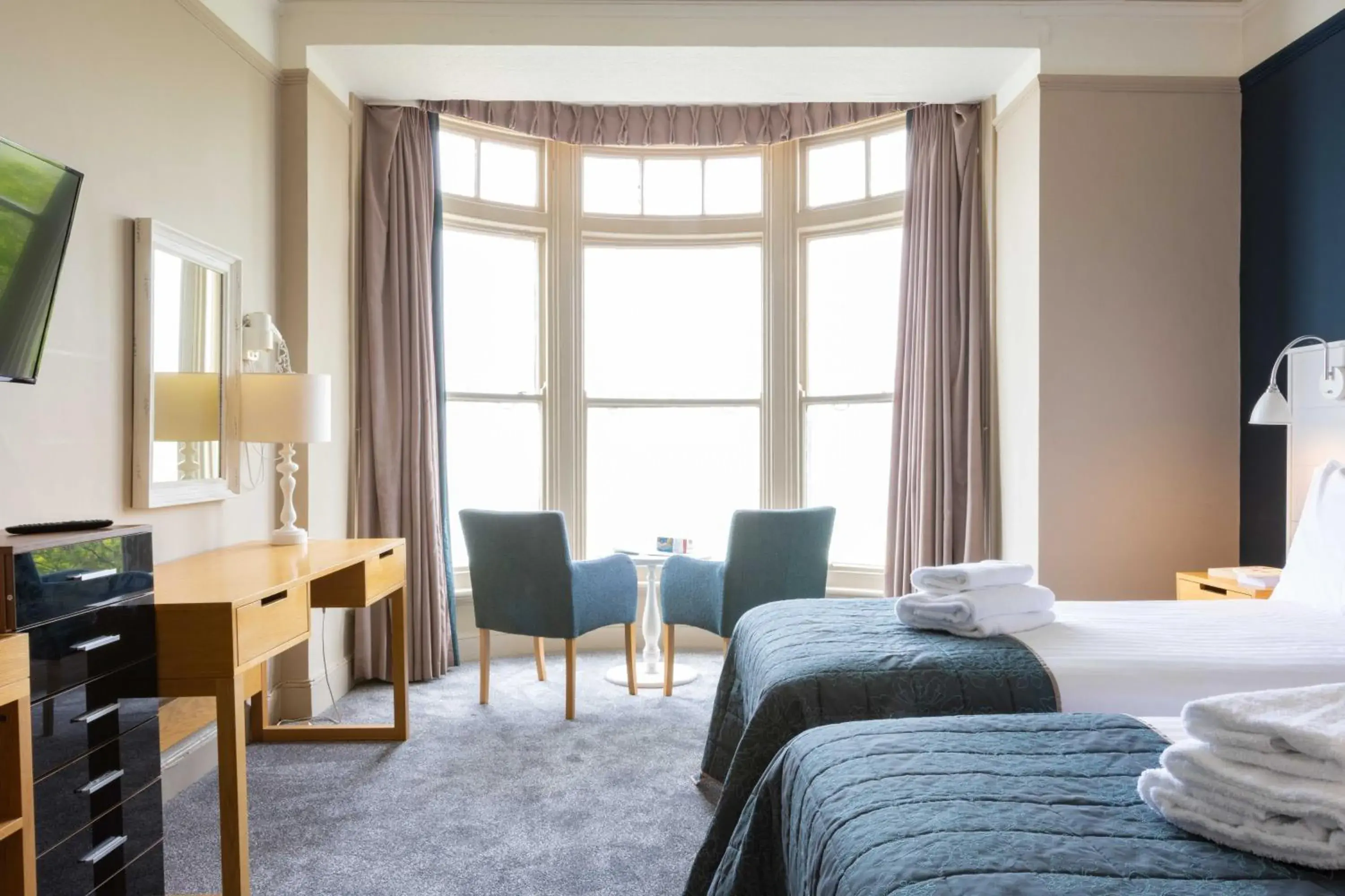 Bedroom, Bed in The St Ives Bay Hotel Bedroom, Bed in The St Ives Bay Hotel