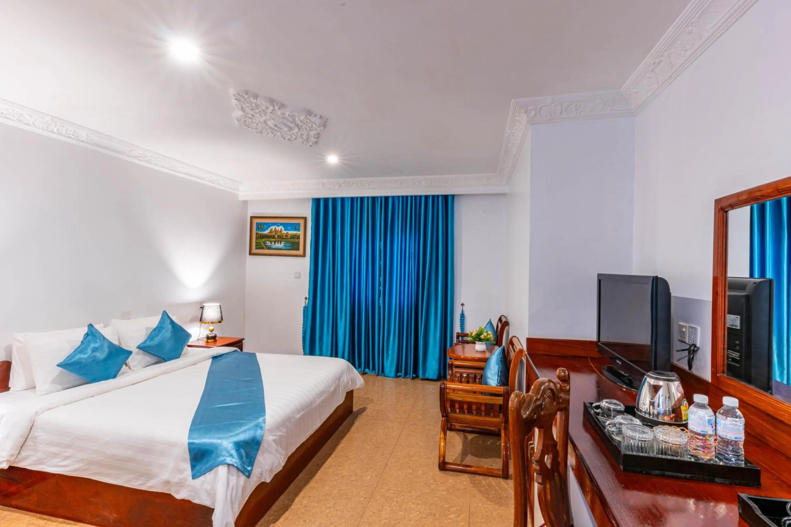 Balcony/Terrace, Bed in Rithy Rin Angkor Hotel