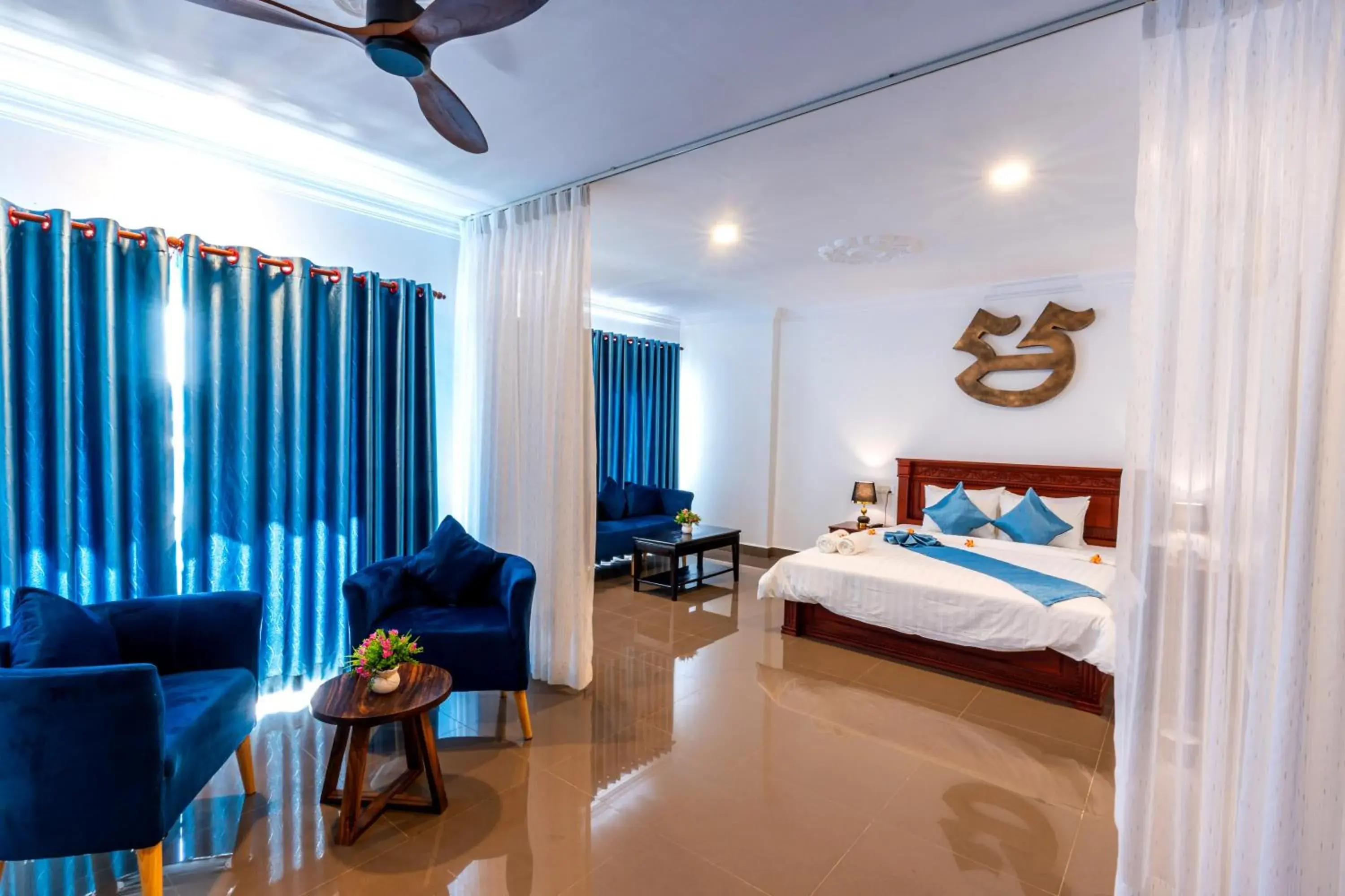 Bed in Rithy Rin Angkor Hotel Bed in Rithy Rin Angkor Hotel