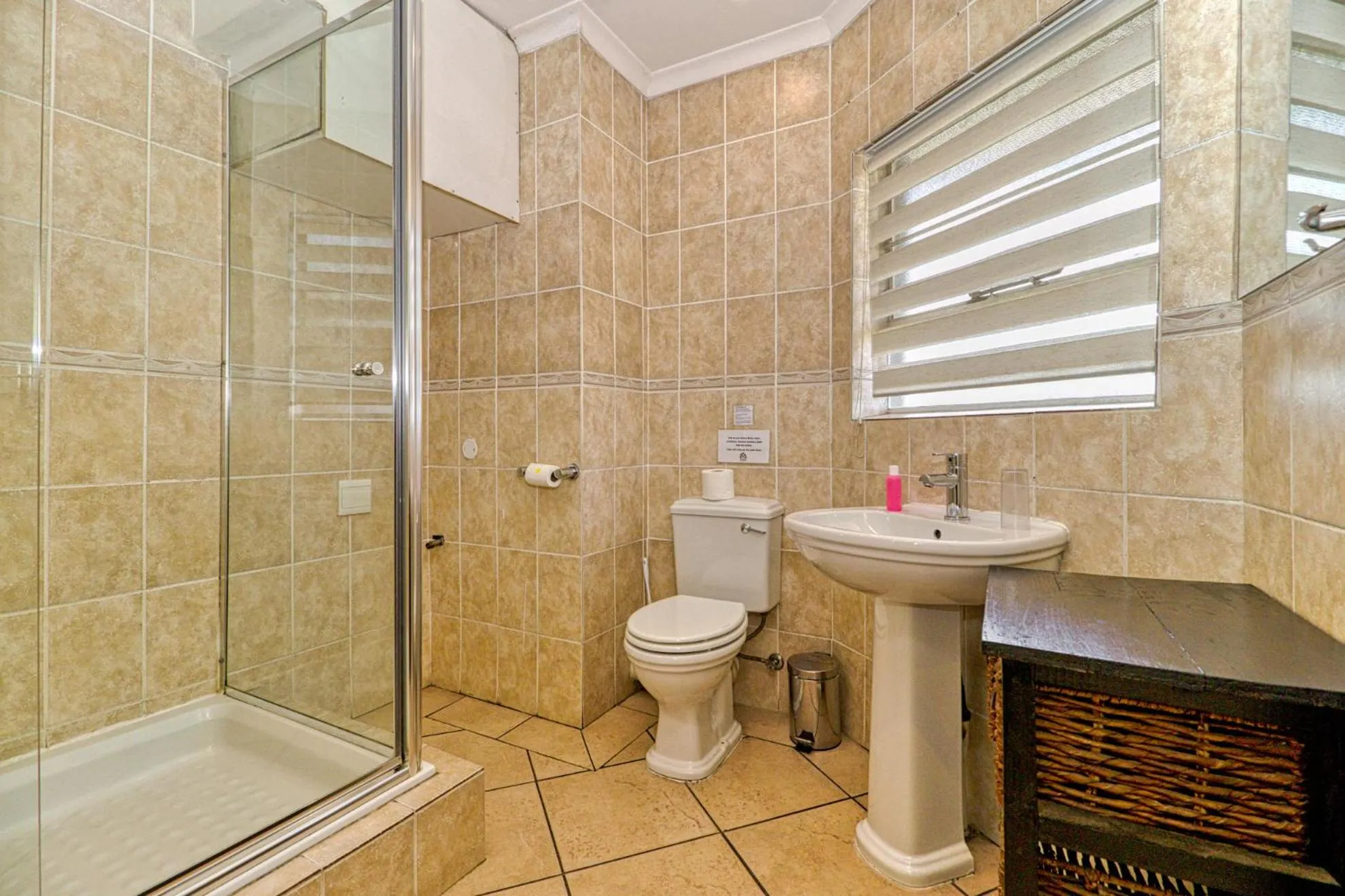 Shower in BM Gardens