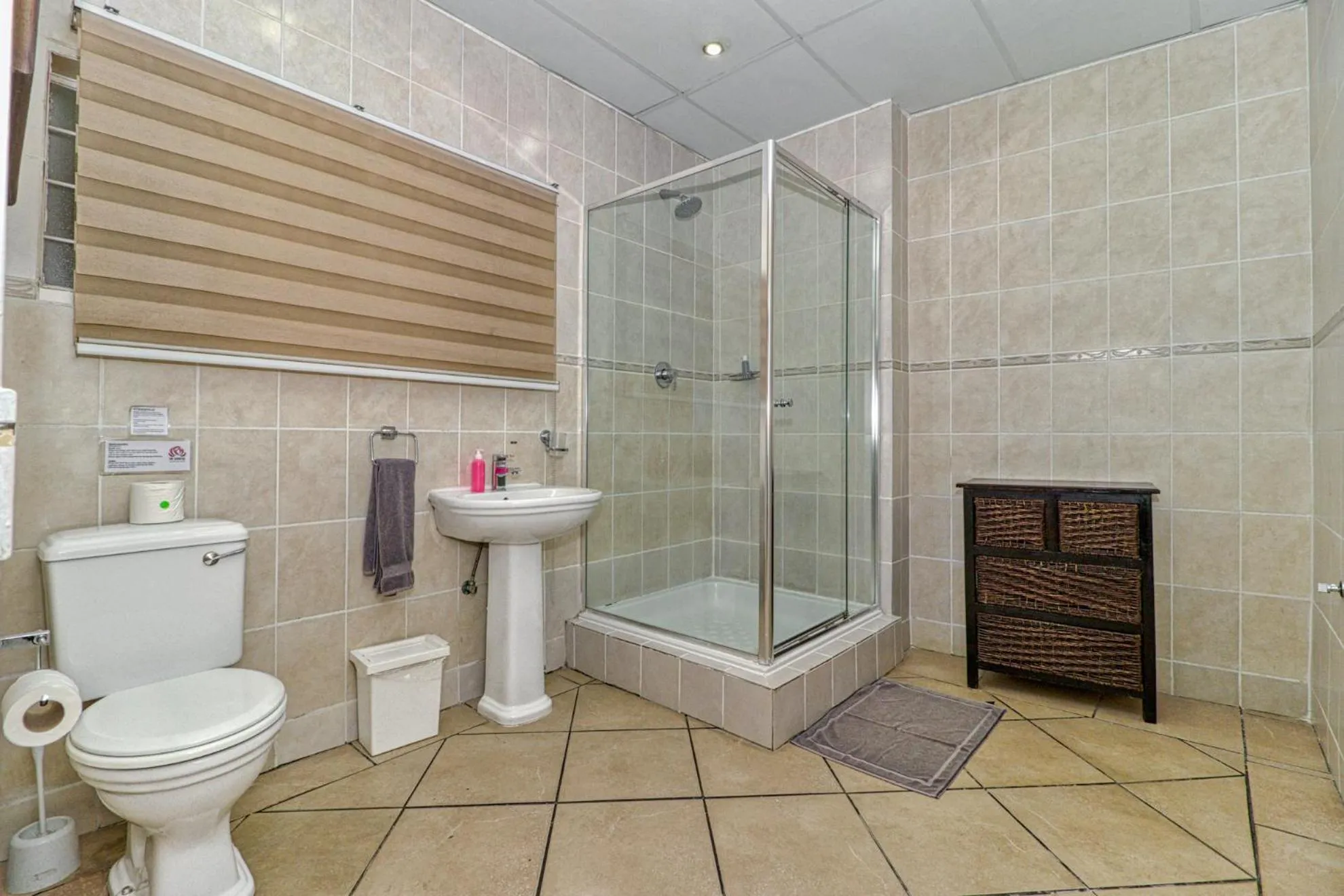 Shower in BM Gardens