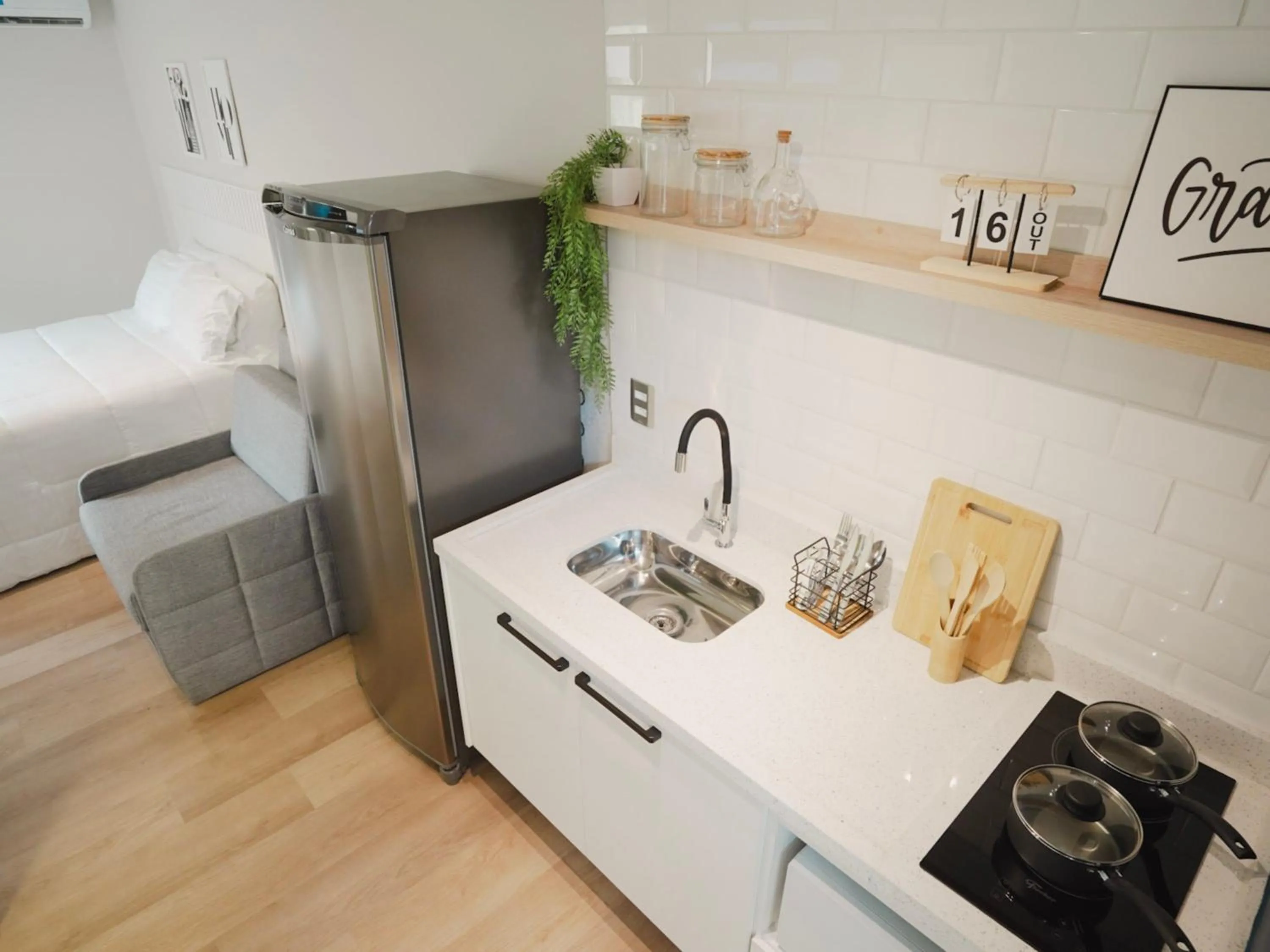 Kitchen or kitchenette in Studios Mood Martiniano