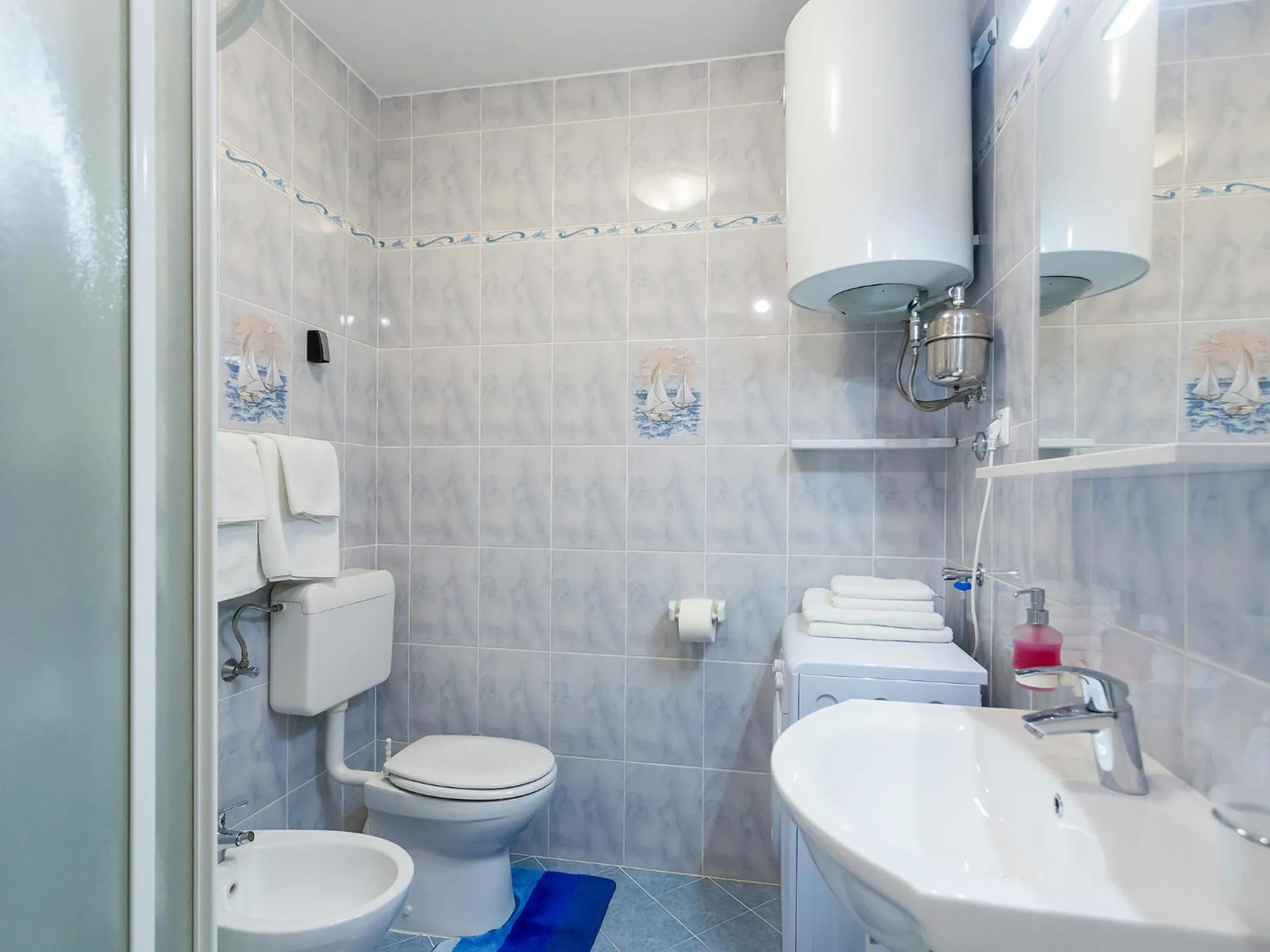 Bathroom in Apartment Ivana,Mali Maj