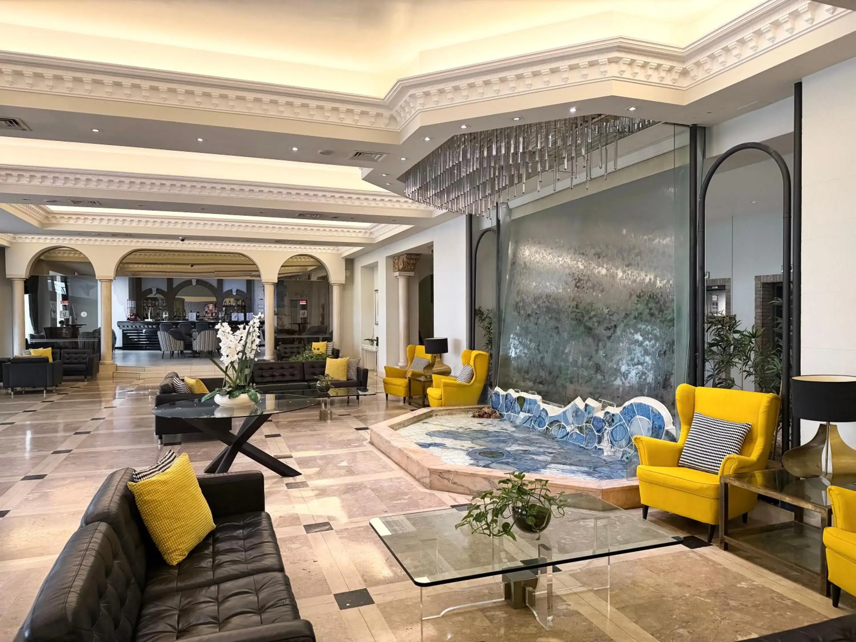 Lobby or reception in Luna Hotel da Oura Lobby or reception in Luna Hotel da Oura