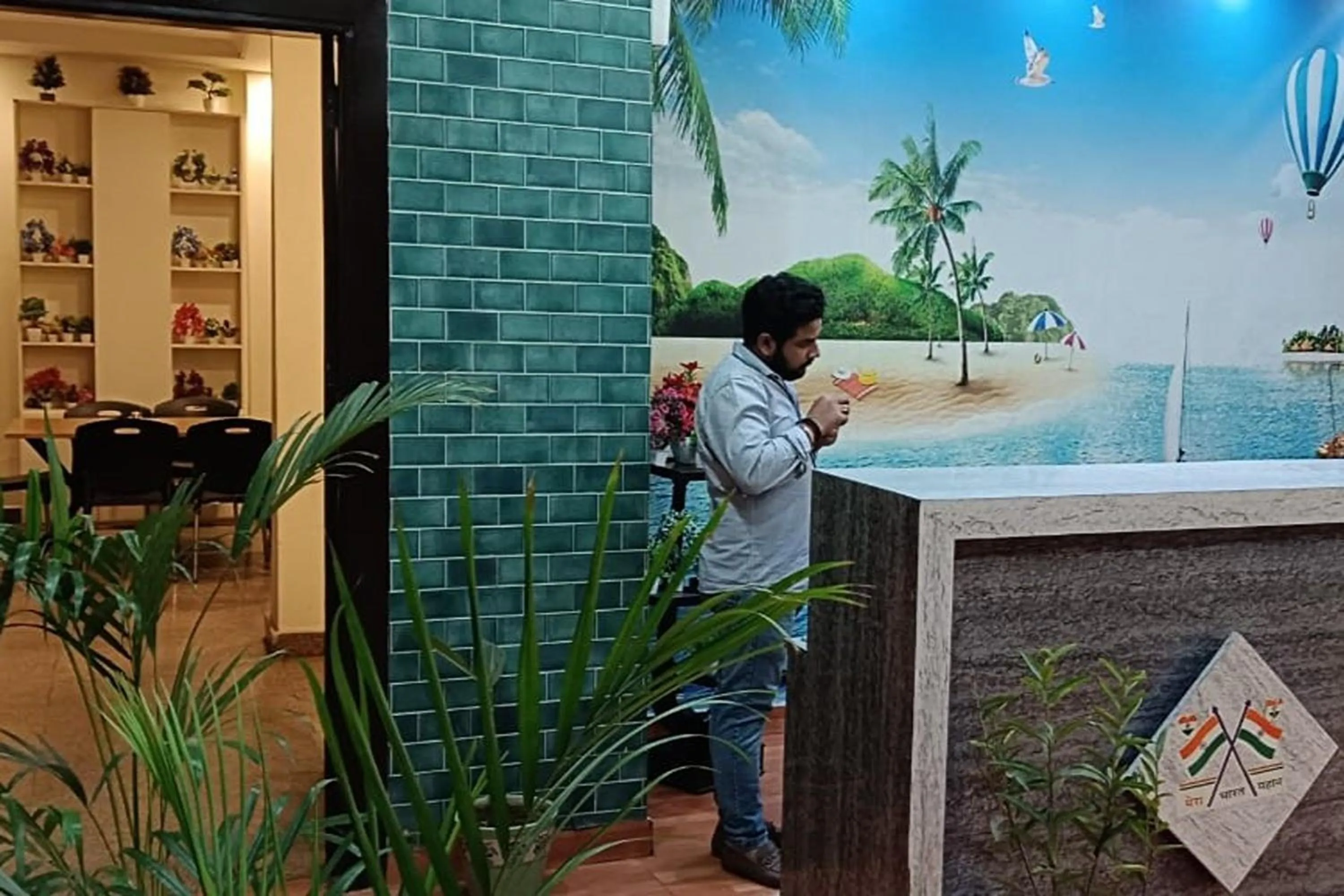 Lobby or reception in Hotel Sky View