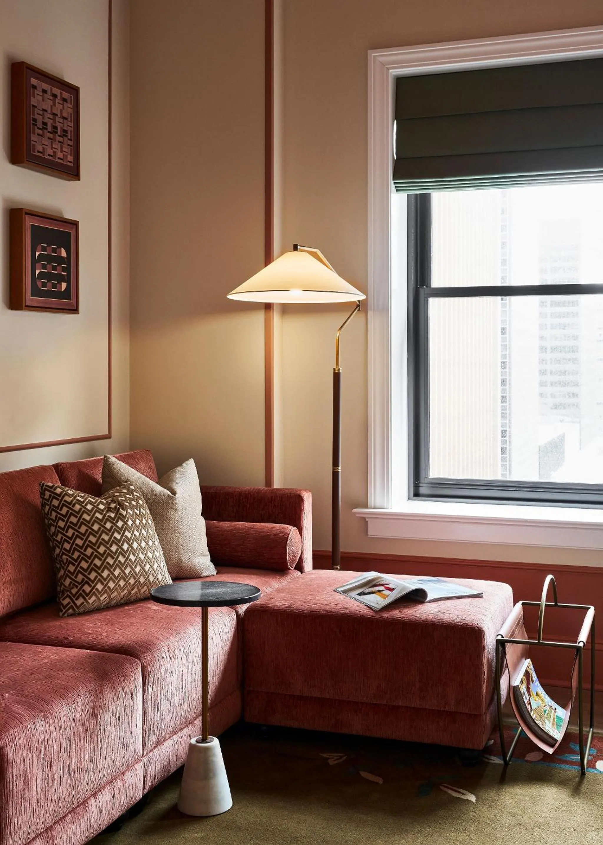 Seating area in Fidelity Hotel