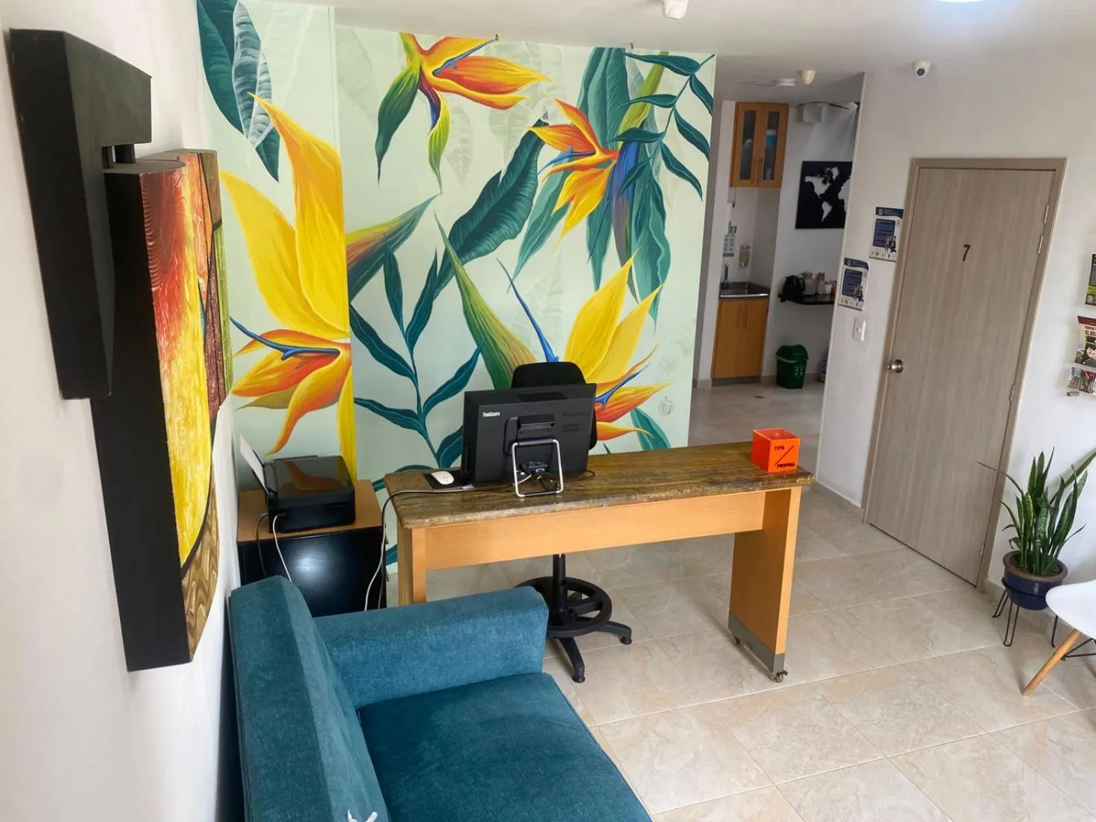 Lobby or reception in Casa Borbon