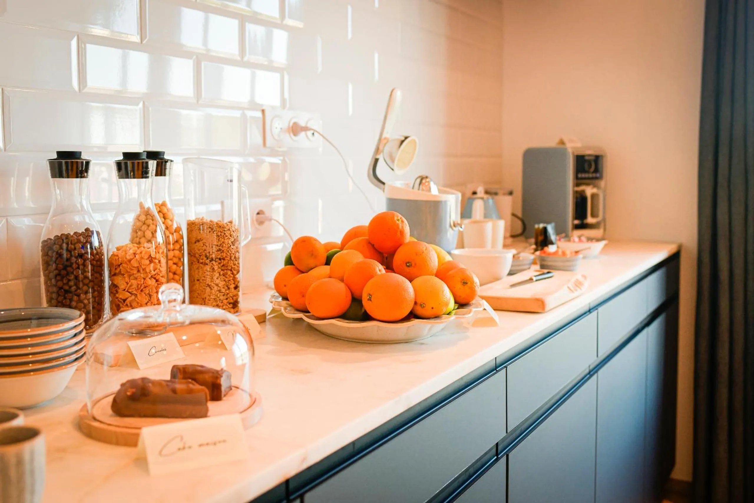 Buffet breakfast in Domaine Les Clayères