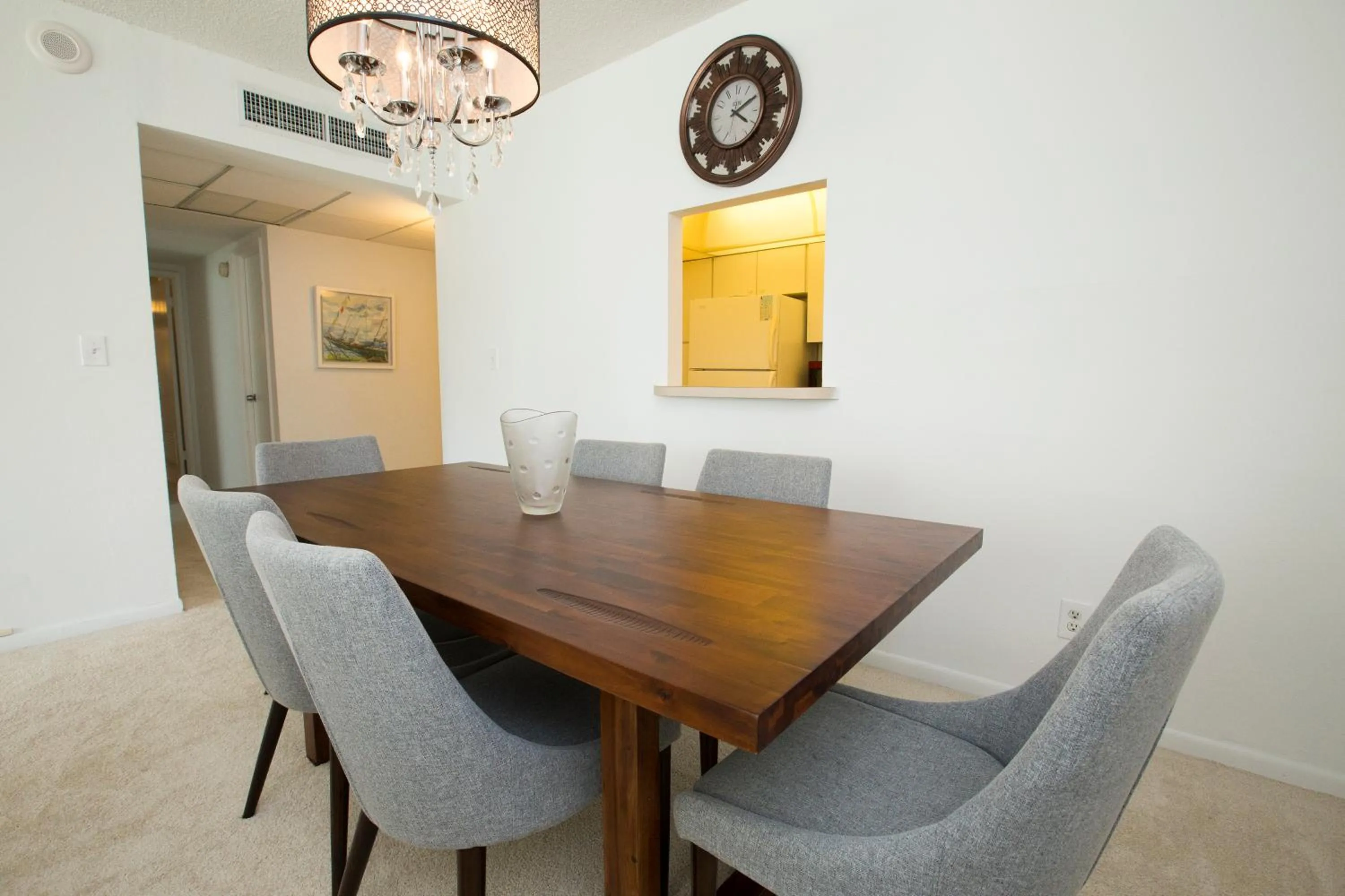Dining area in Ocean Reserve Luxury Condos Across from Sunny Isles Beach