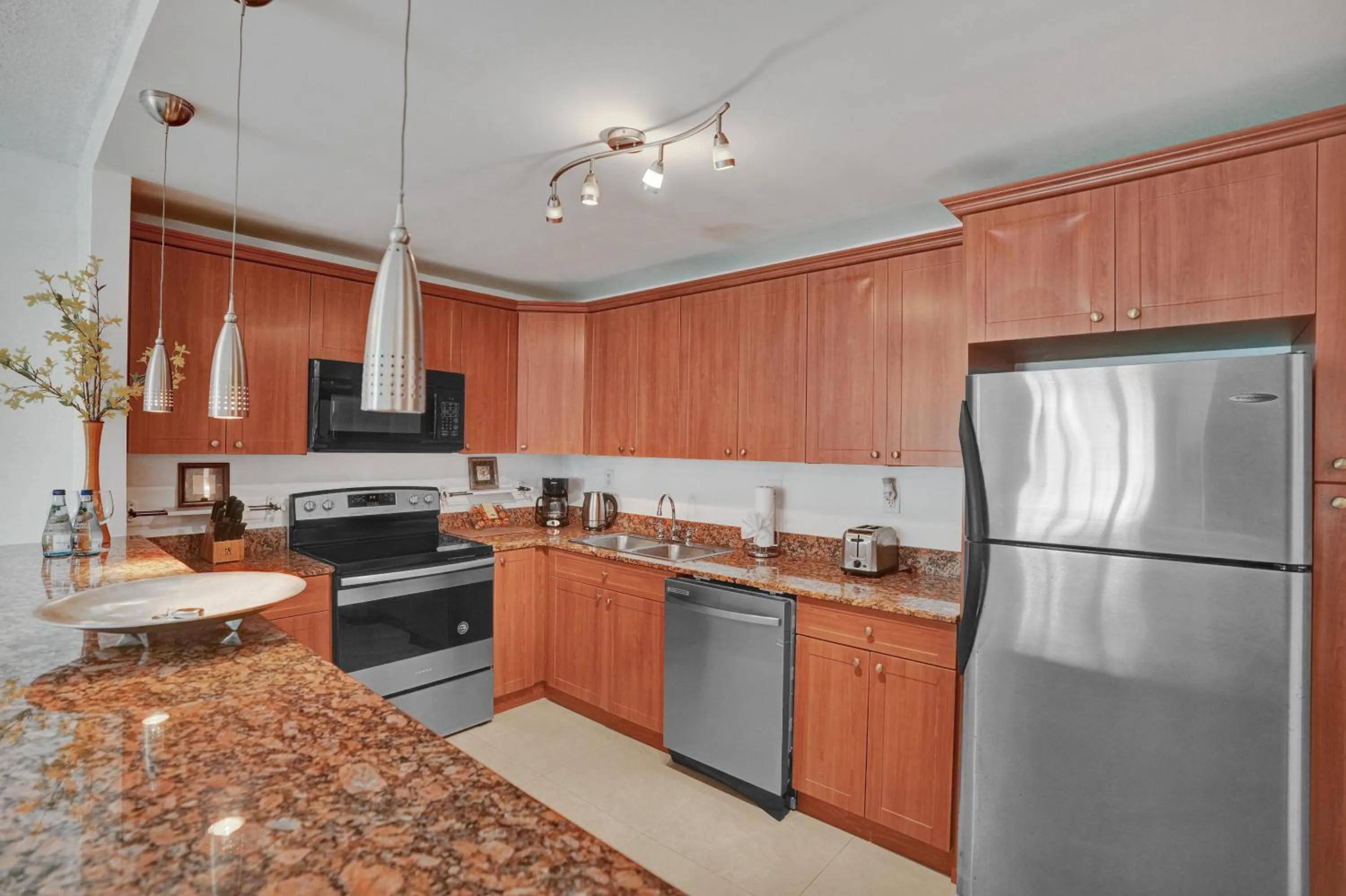 Kitchen or kitchenette in Ocean Reserve Luxury Condos Across from Sunny Isles Beach