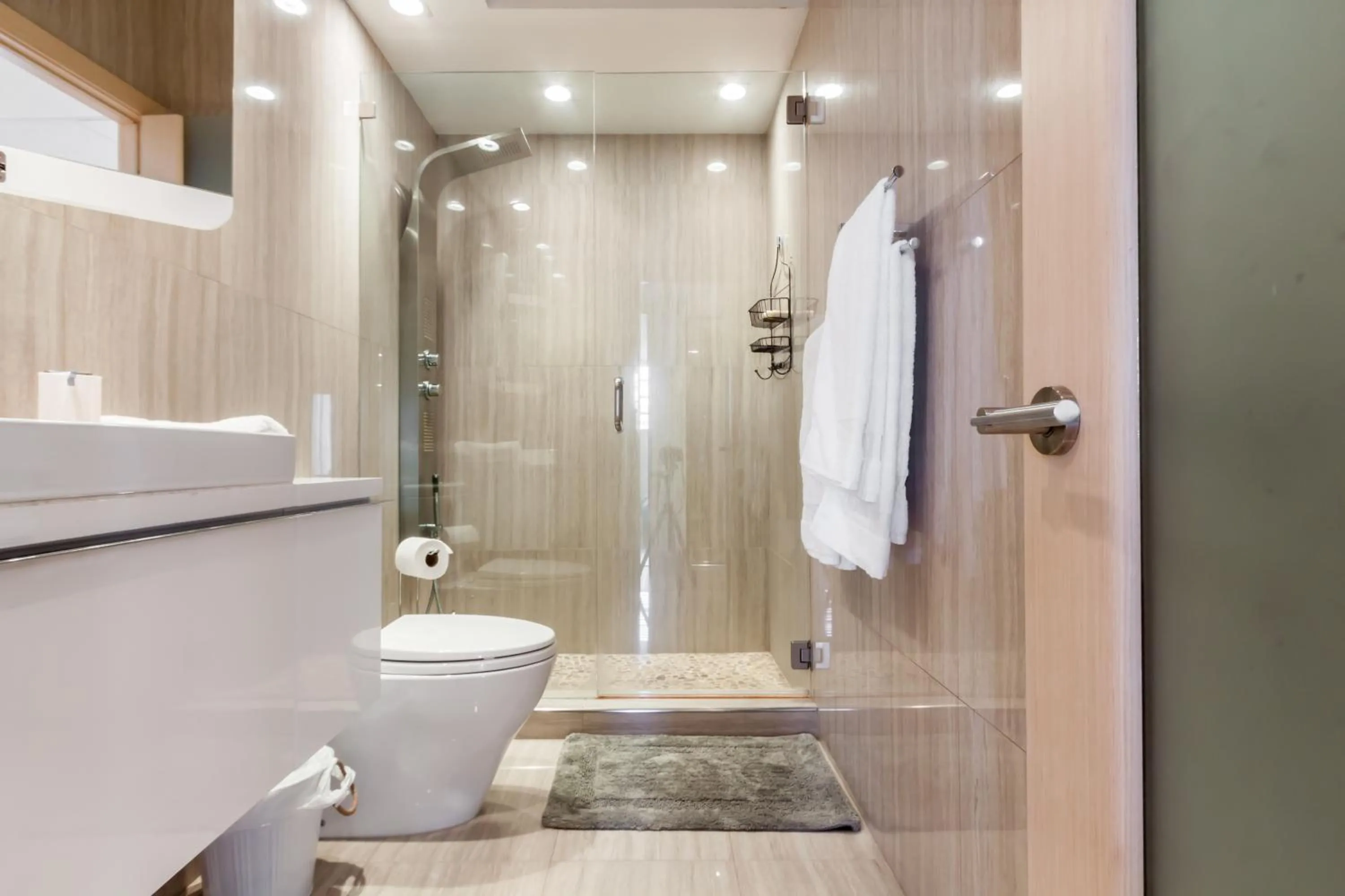 Bathroom in Ocean Reserve Luxury Condos Across from Sunny Isles Beach